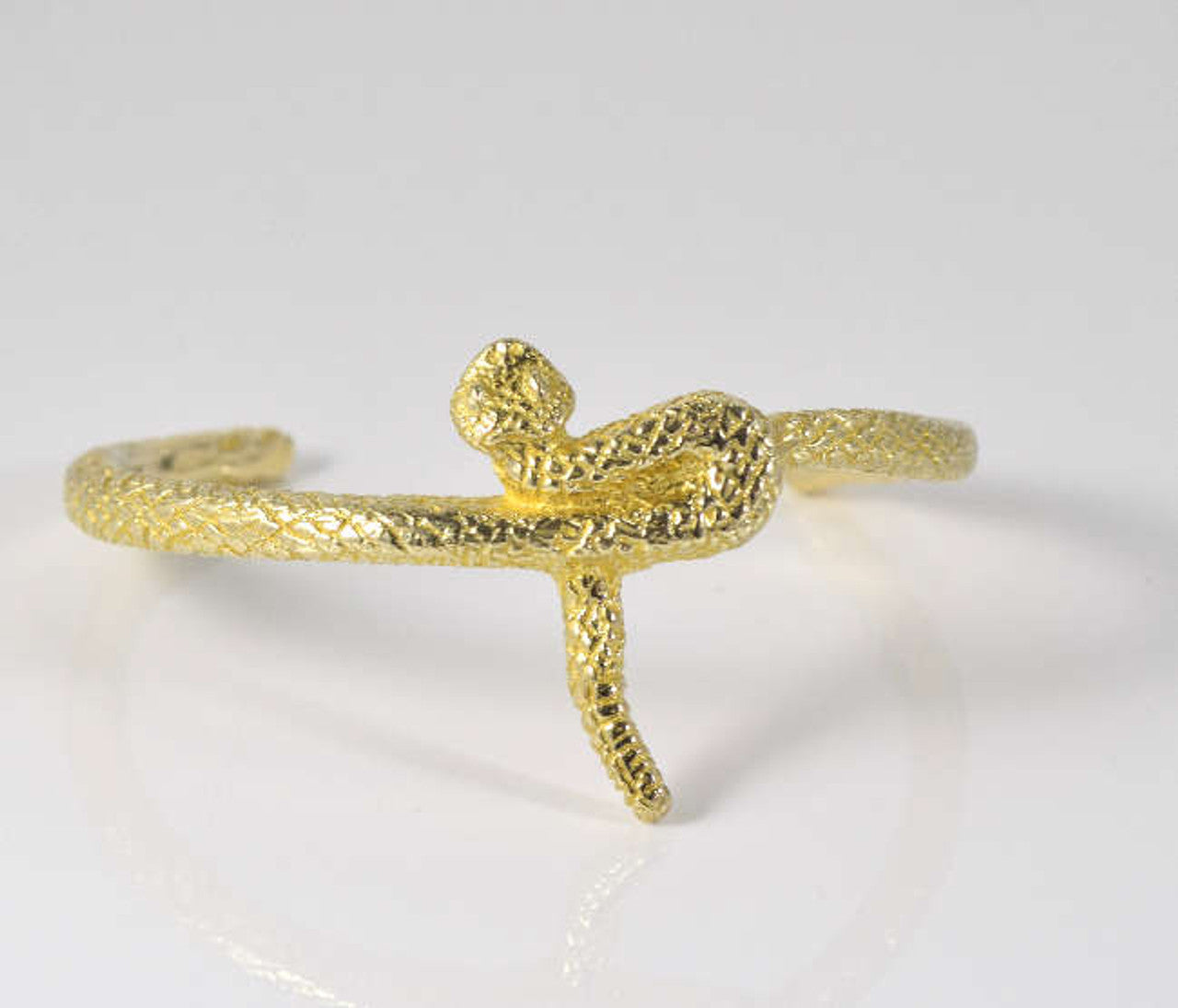Snake Small Golden Cuff