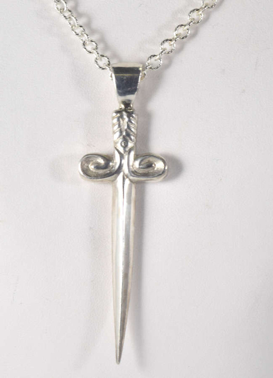 Dagger Sterling Pendant