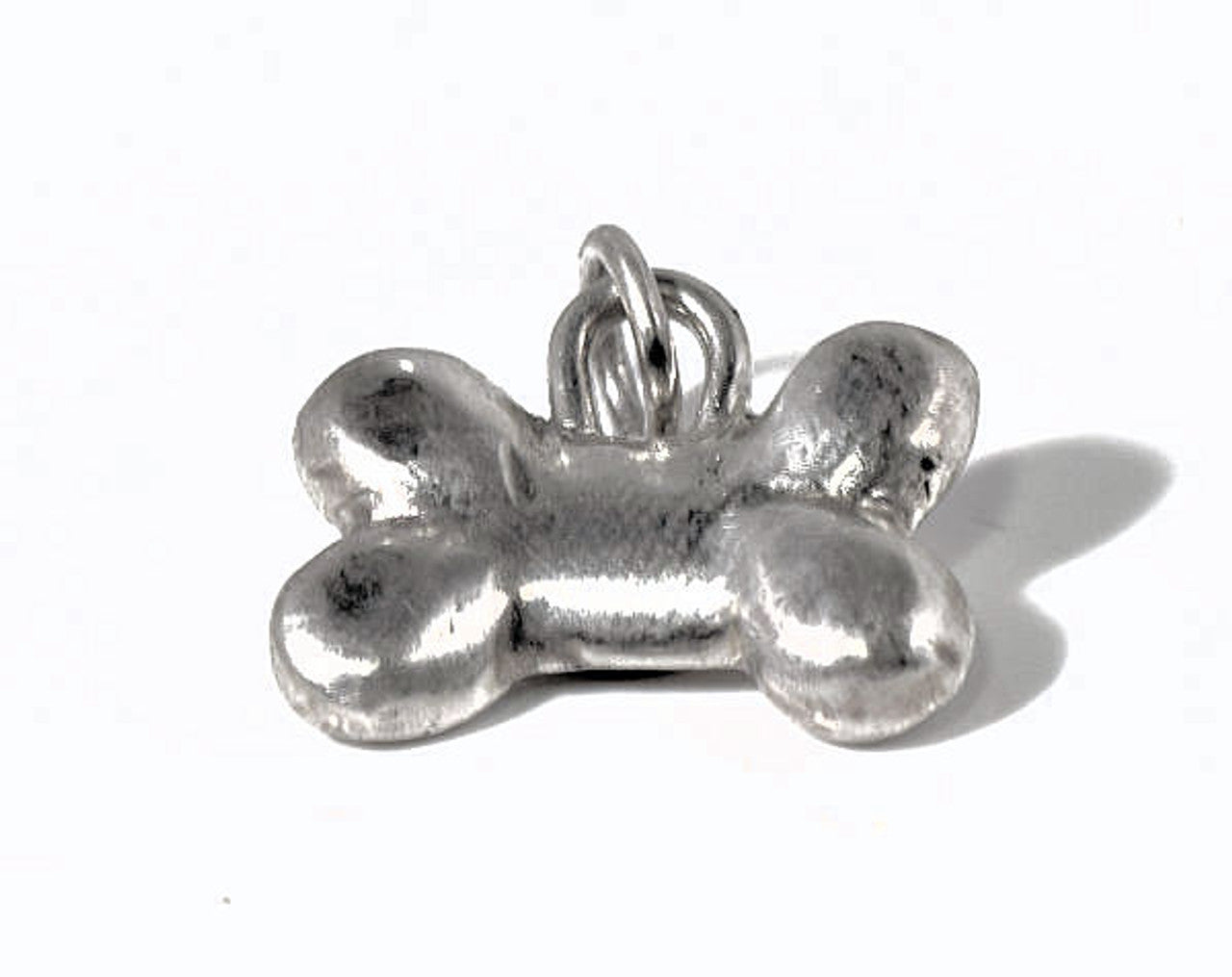 Dog Bone Silver Pendant