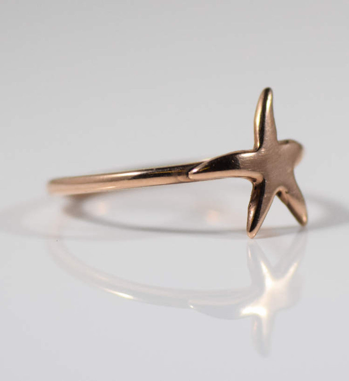Rose Gold Starfish Ring