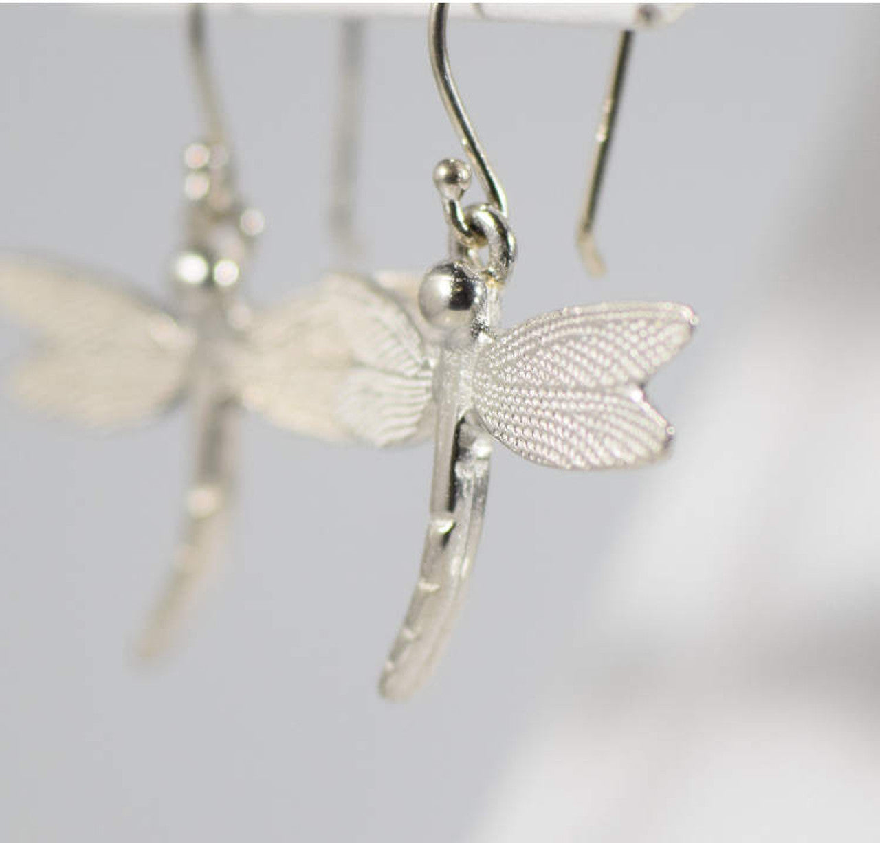Dragon Fly Sterling Dangles