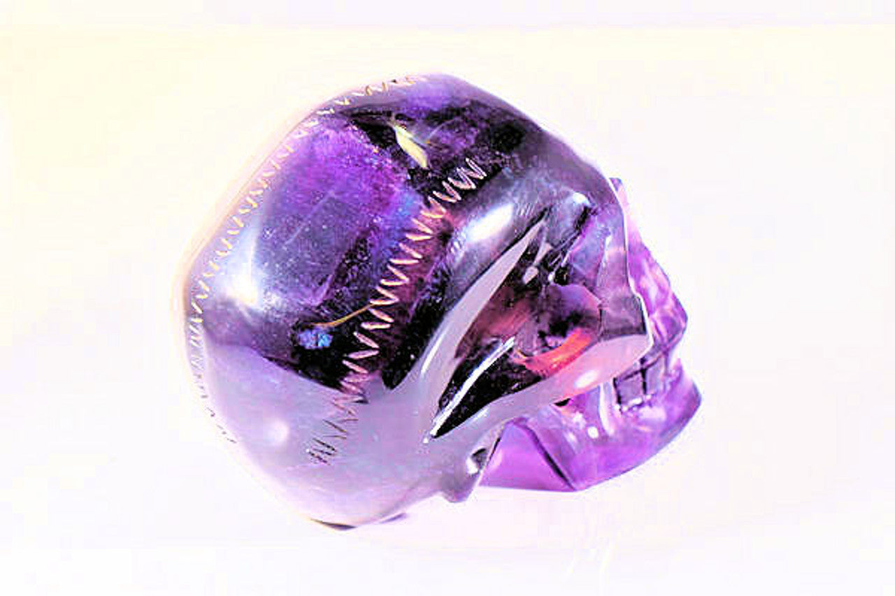 Purple Flourite Skull
