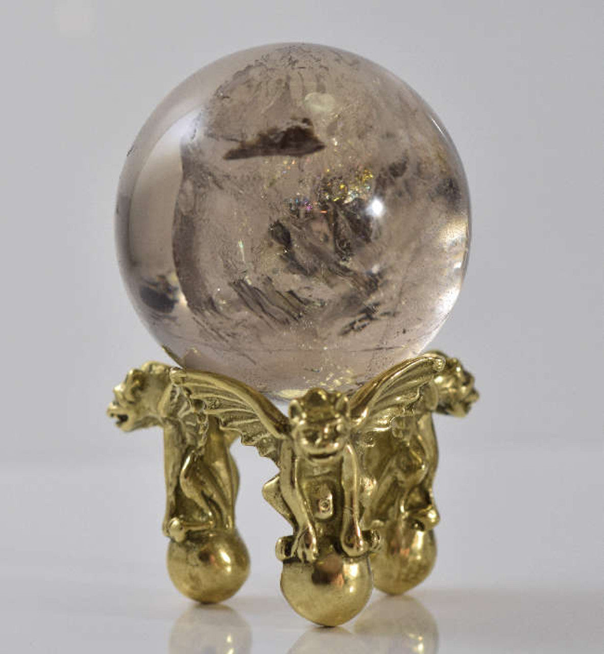 Gargoyle Golden Sphere Stand