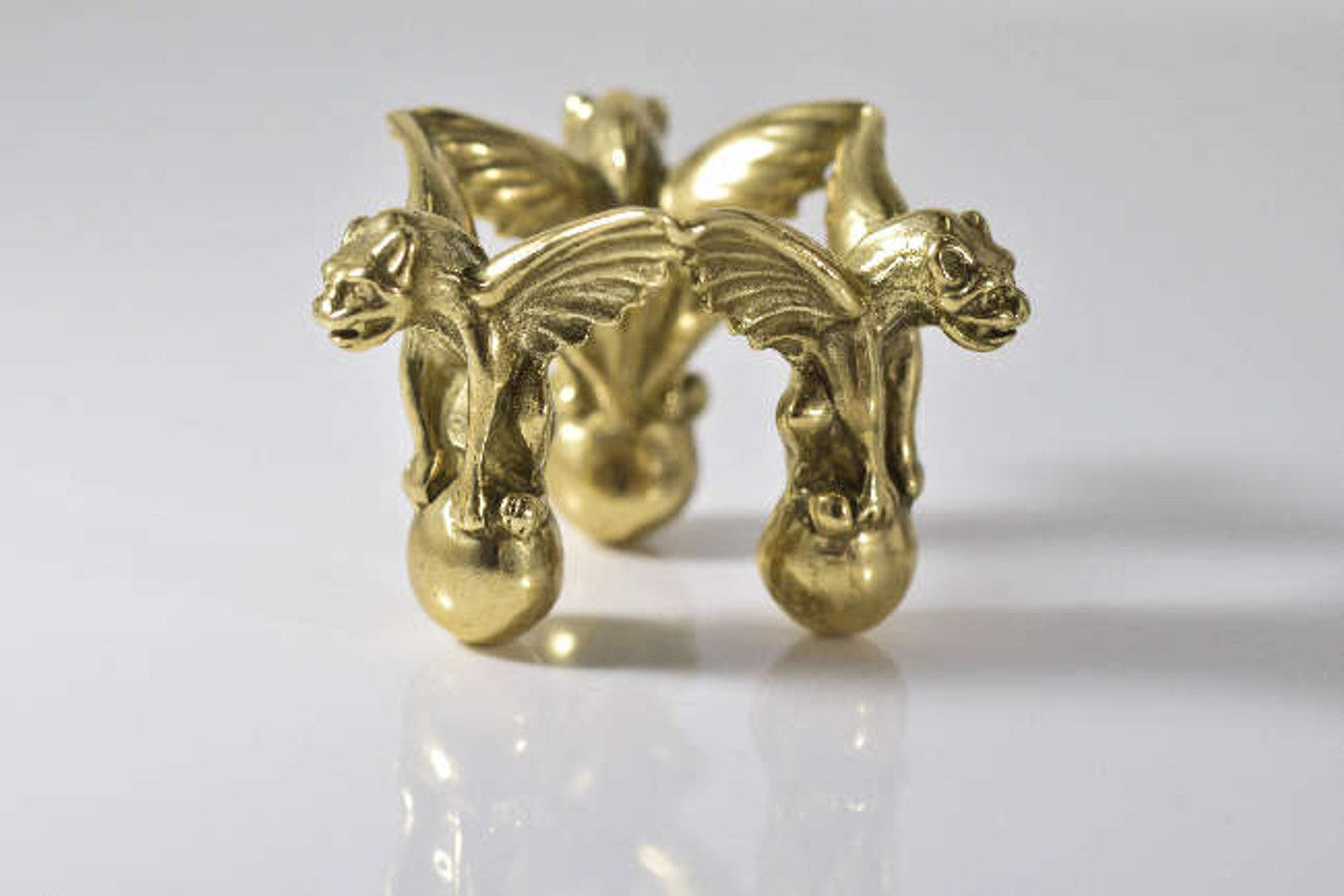 Gargoyle Golden Sphere Stand
