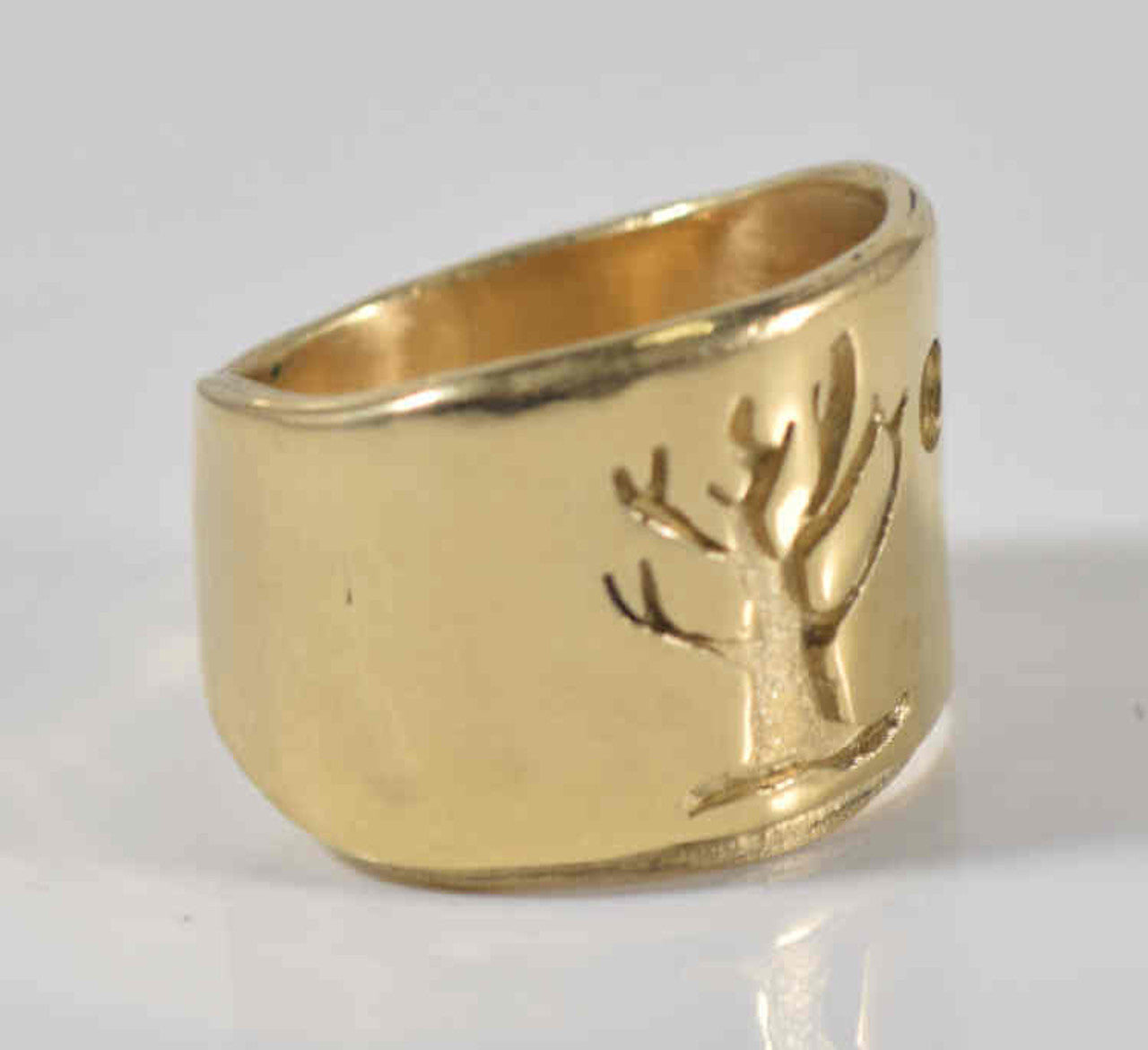 Tree of Life & Moon 14k Ring