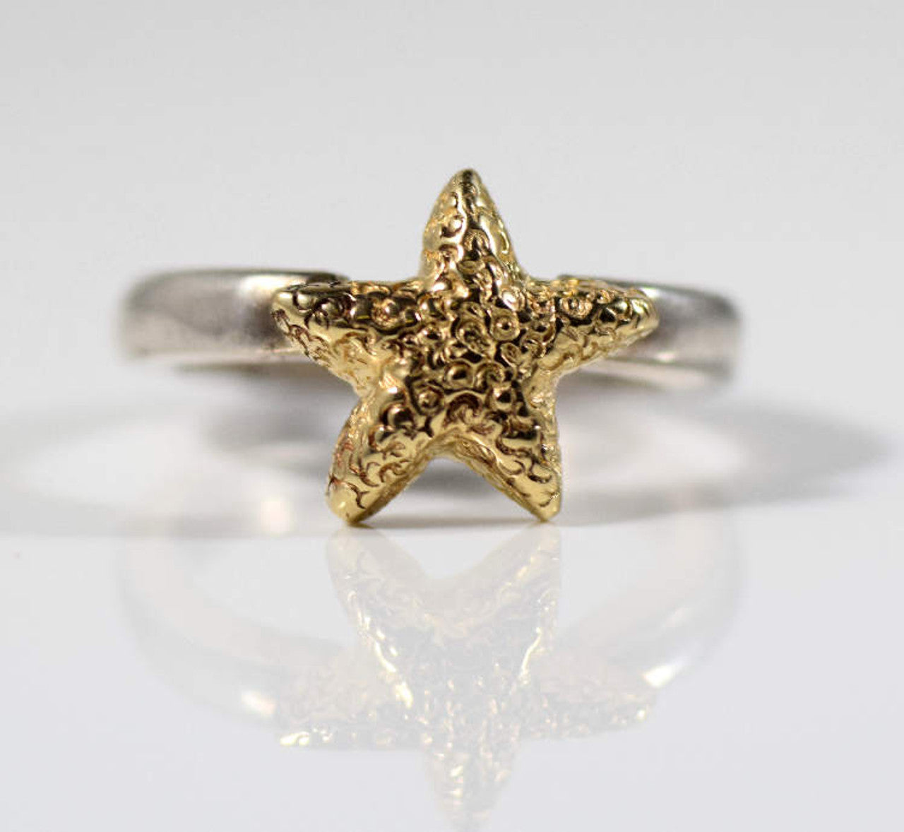 Starfish Two Tone  Ring