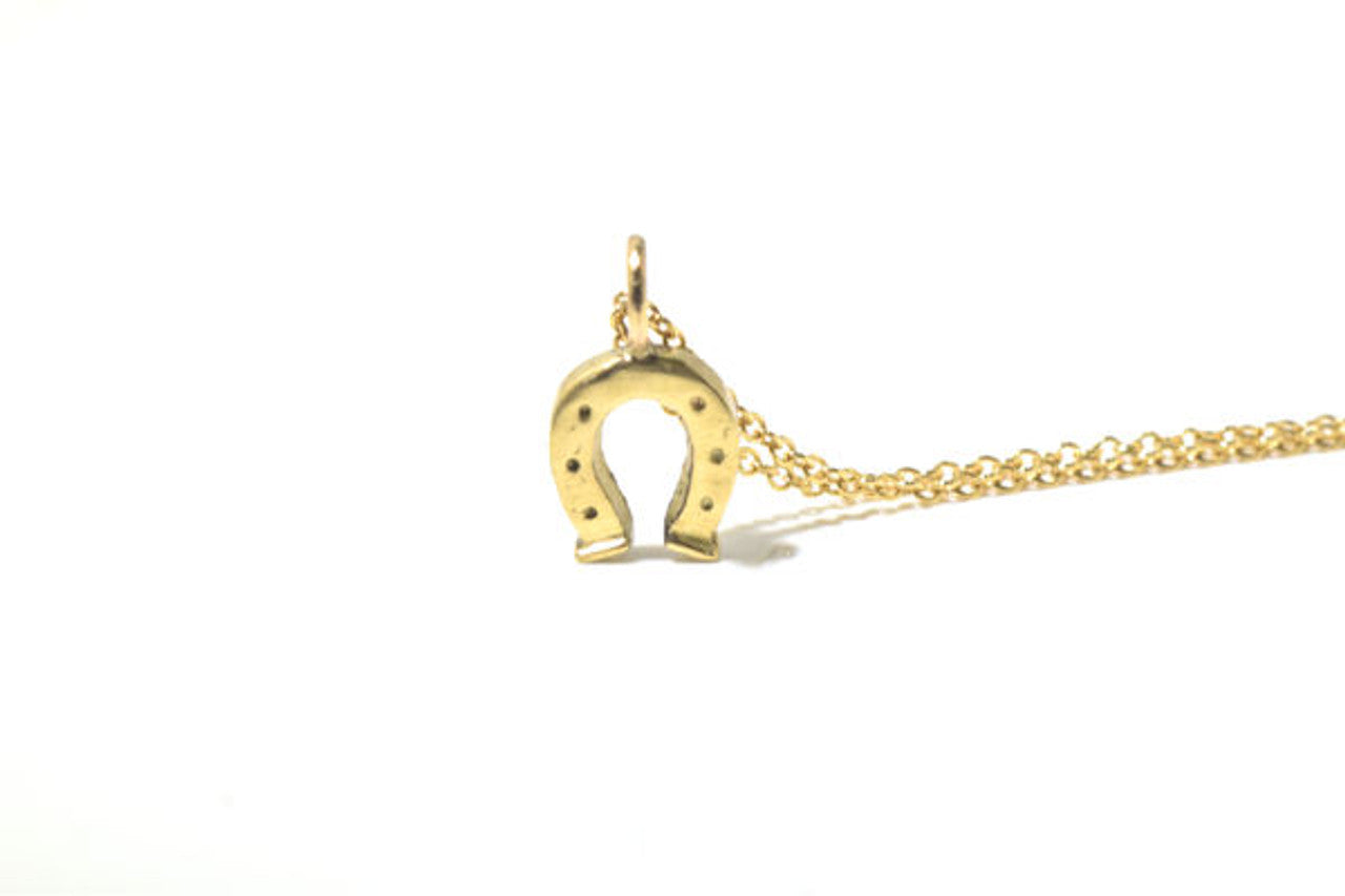 Horseshoe 14k Pendant