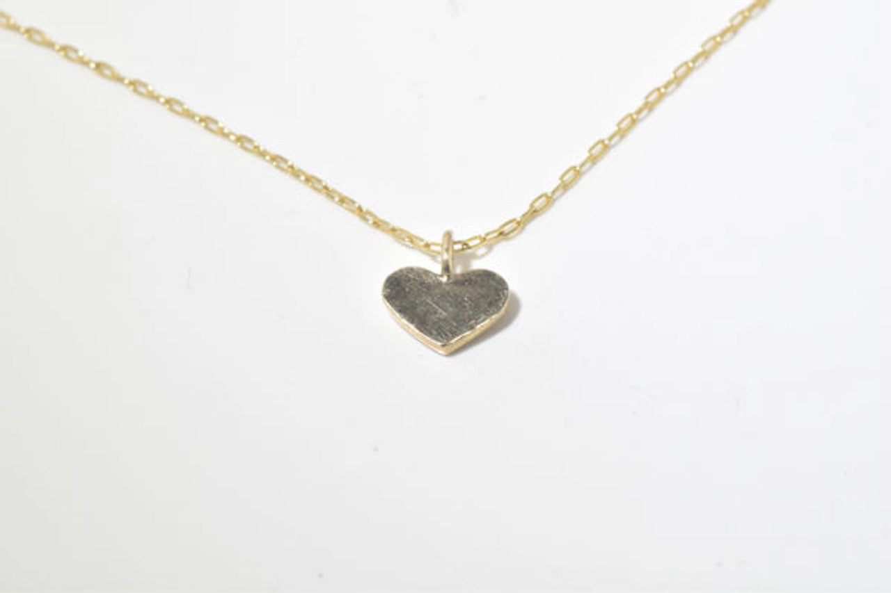 Paw Heart Tiny 14k Pendant