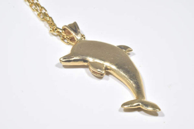 Dolphin 14k Pendant