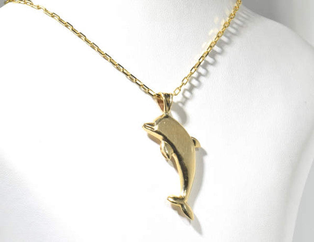 Dolphin 14k Pendant