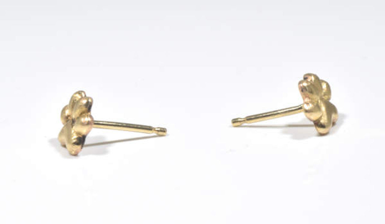 Paw 14k Gold Studs