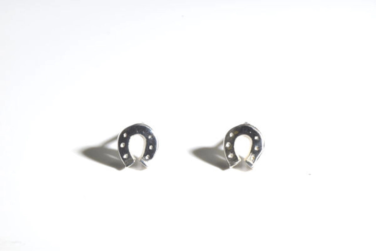Horse Shoe Small Sterling Studs