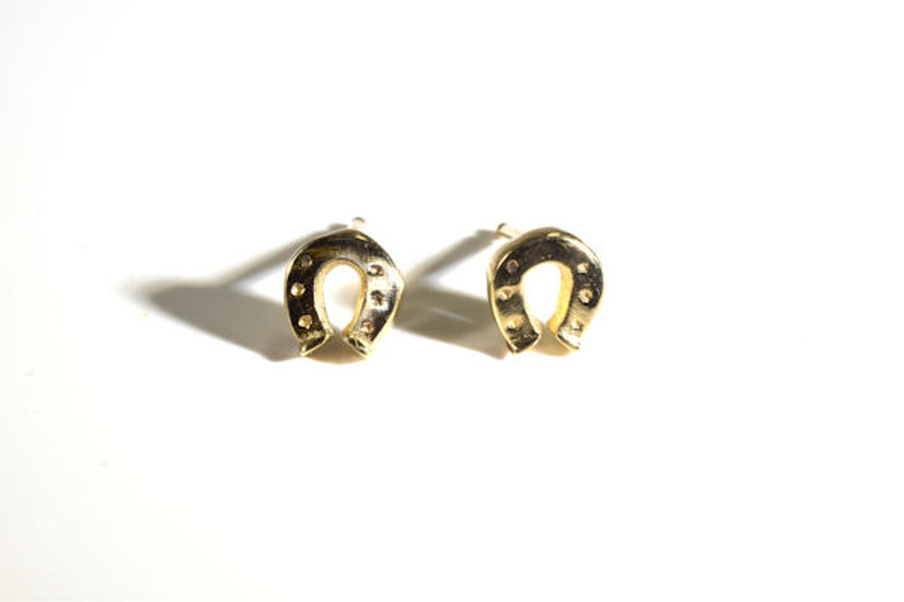 Horseshoe Small 14k Studs