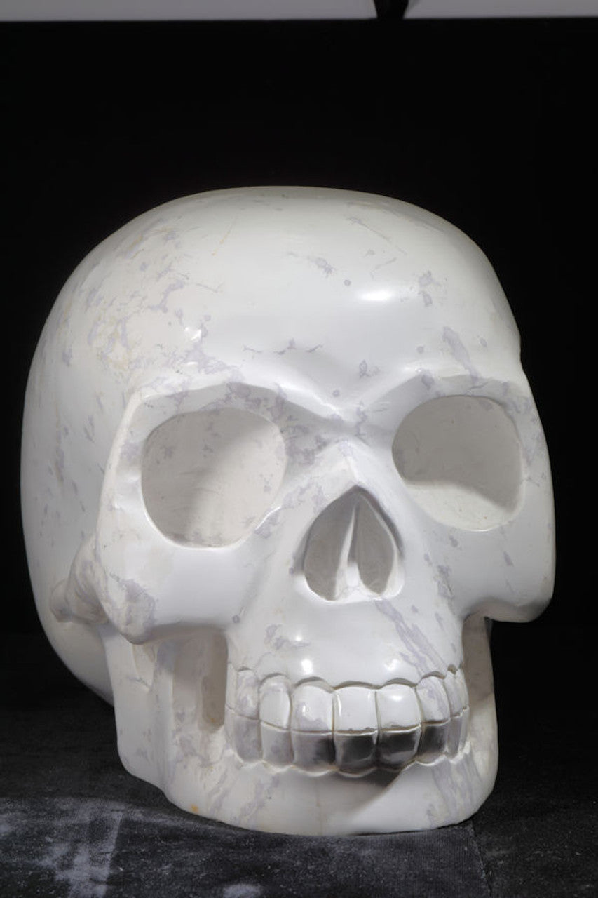 Howlite Skull
