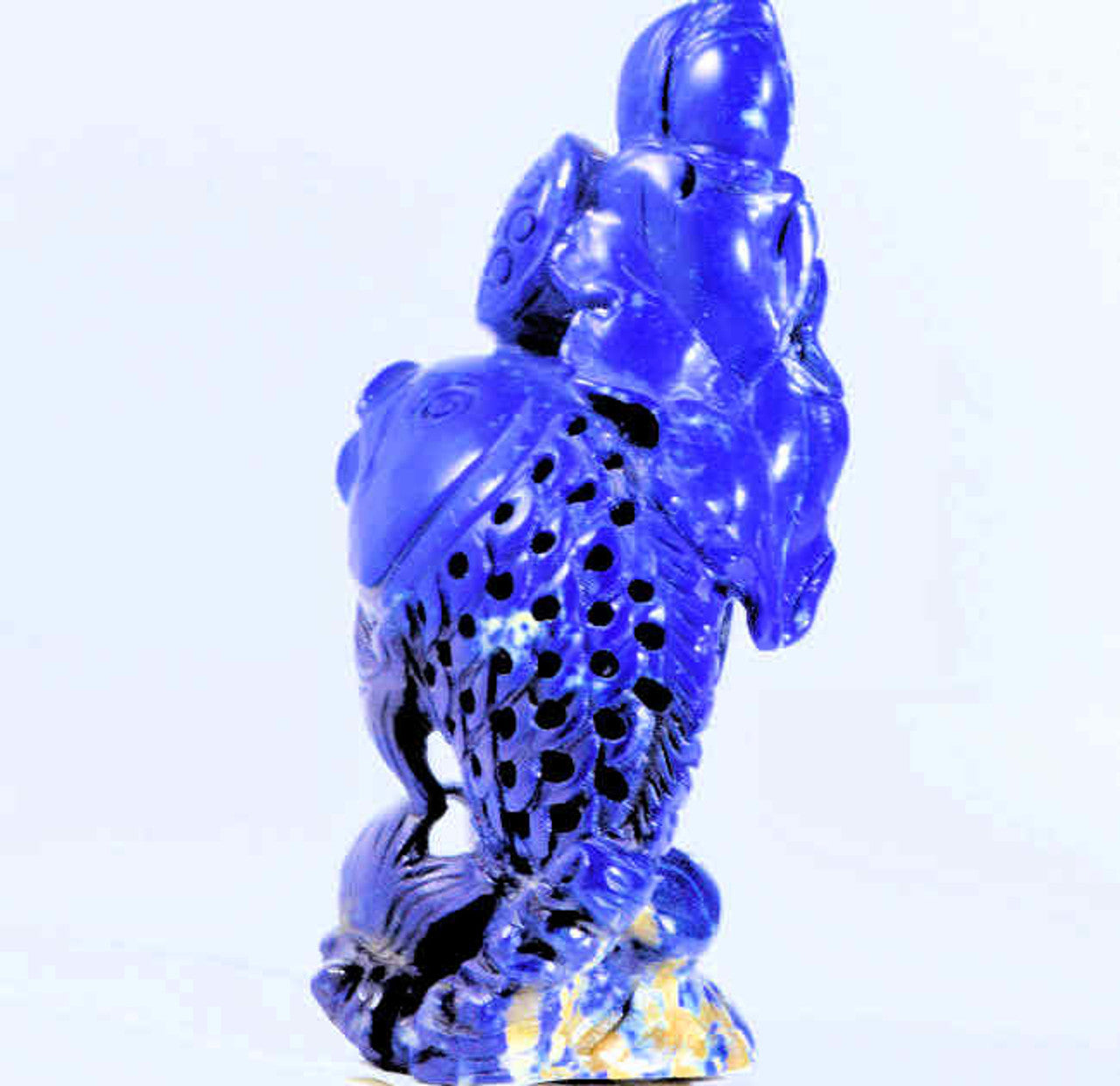 Lapis Carved Fish