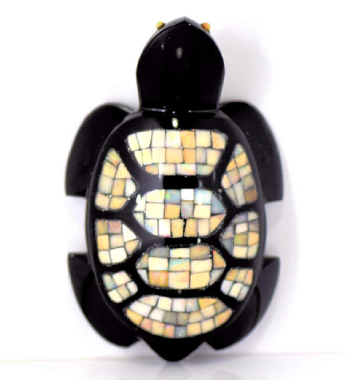 Opal and Obsidian Turtle