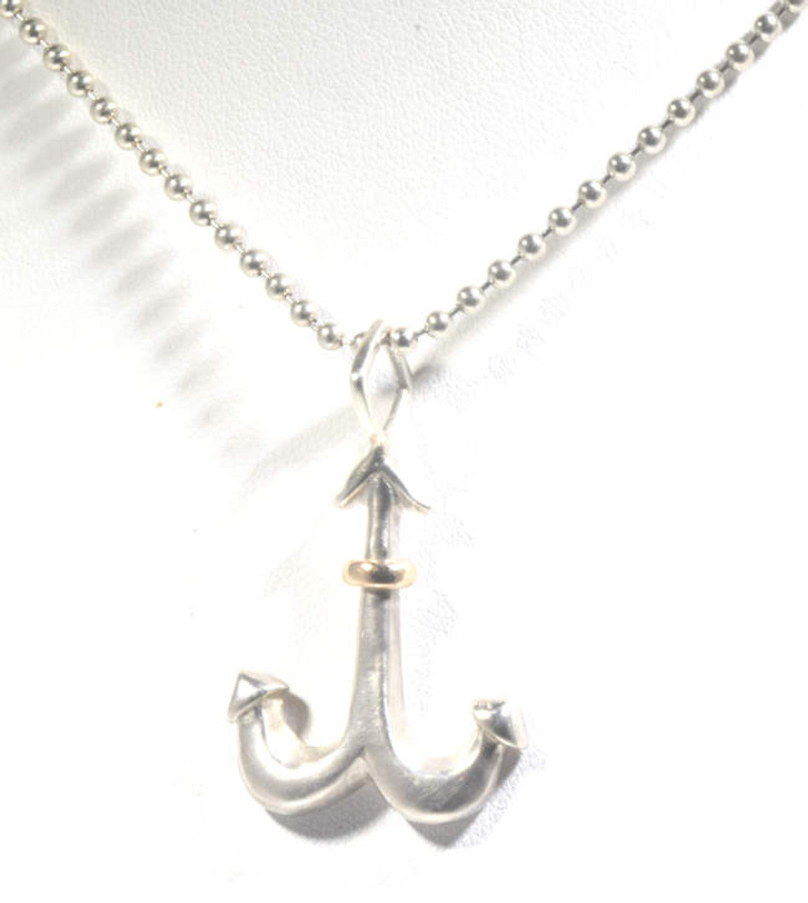 Anchor Two Tone Pendant