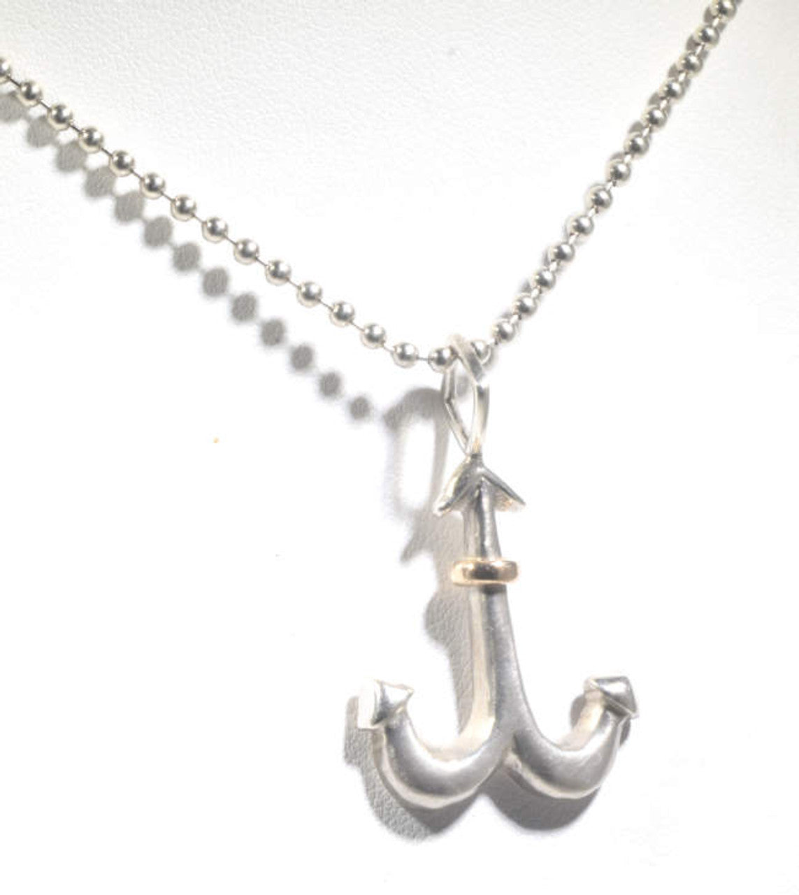Anchor Two Tone Pendant