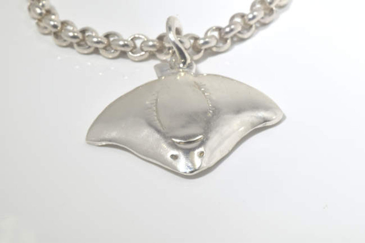Stingray Sterling Silver Pendant