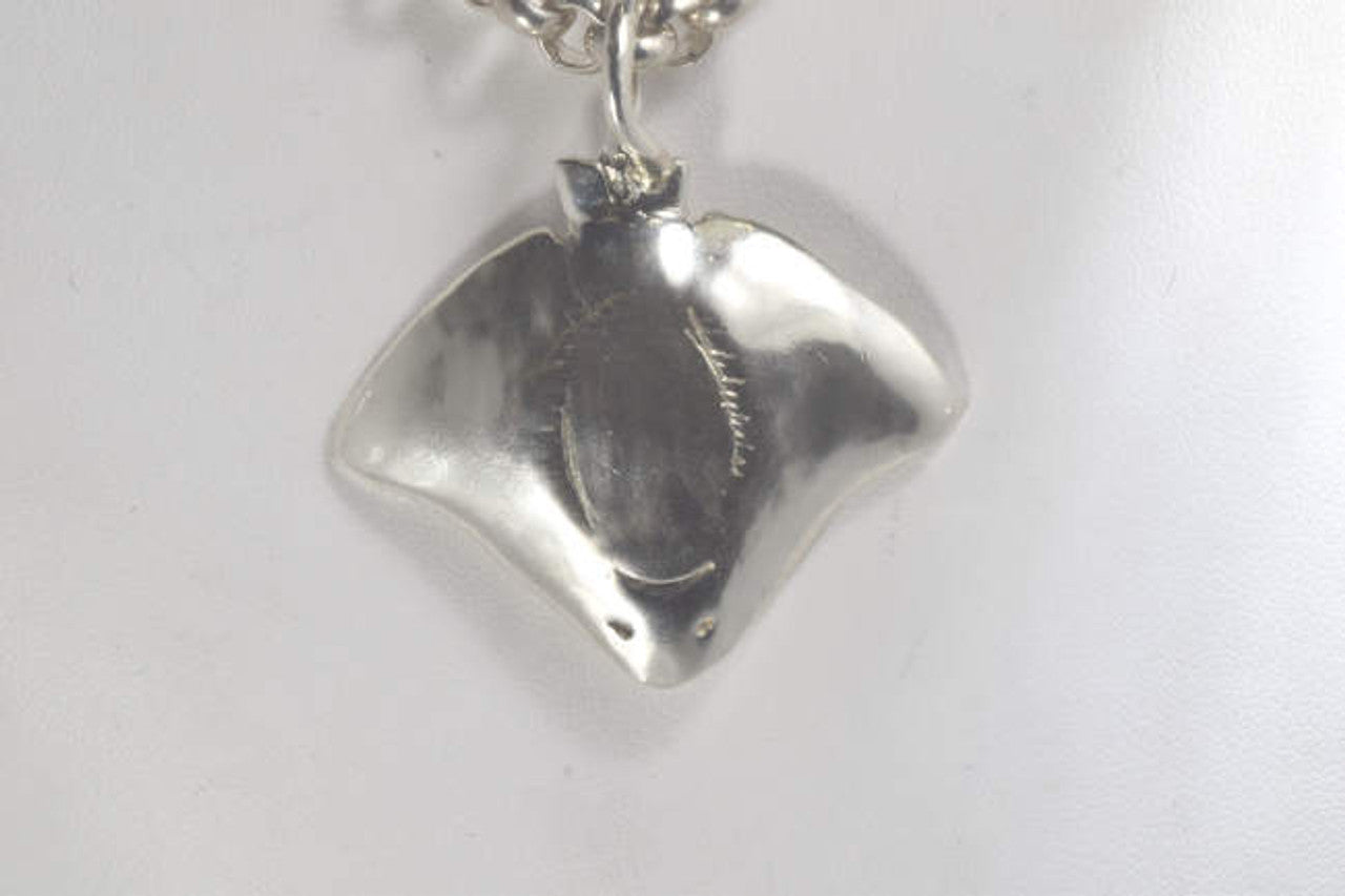 Stingray Sterling Silver Pendant