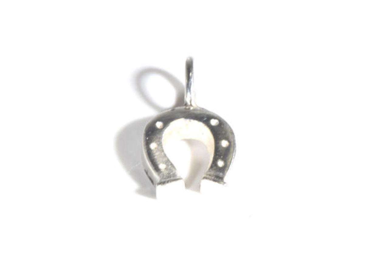 Horseshoe Silver Pendant