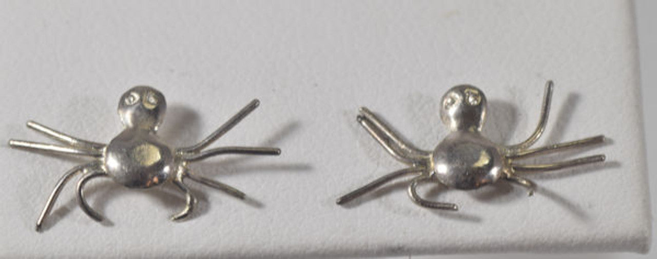 Spider Silver Studs