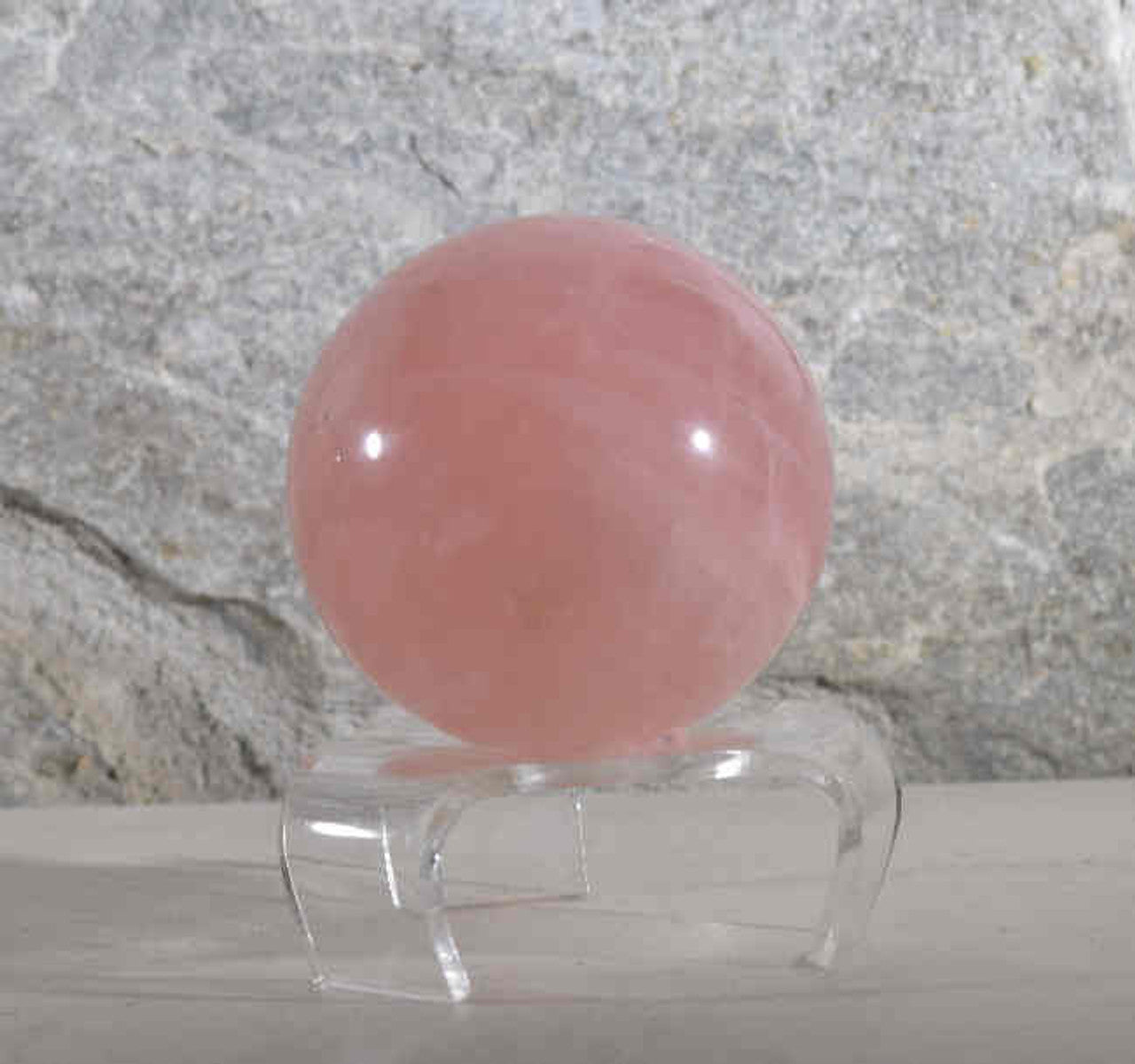Rose Quartz 3.5 inch Sphere