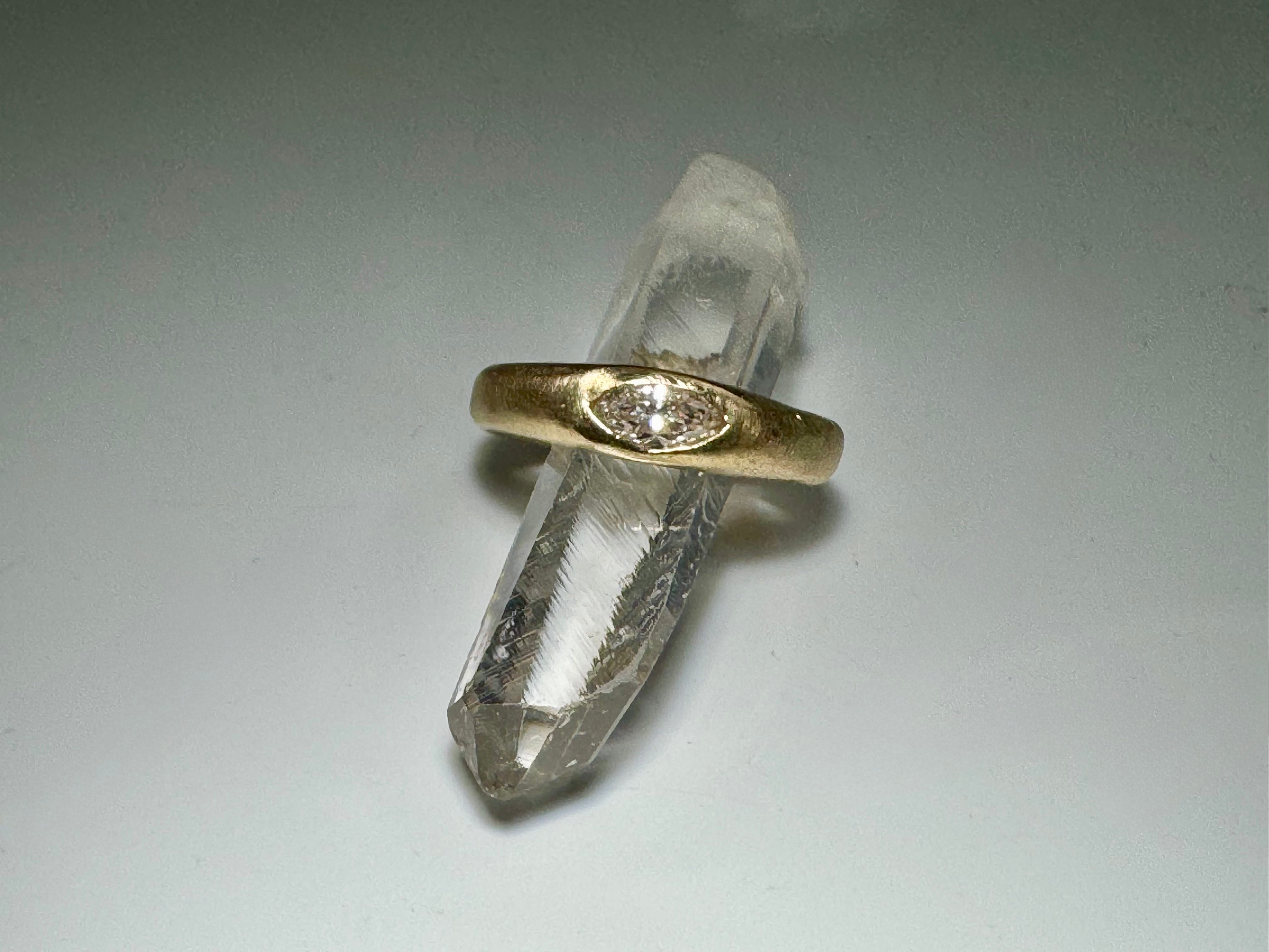 Marquise Diamond 18k Ring