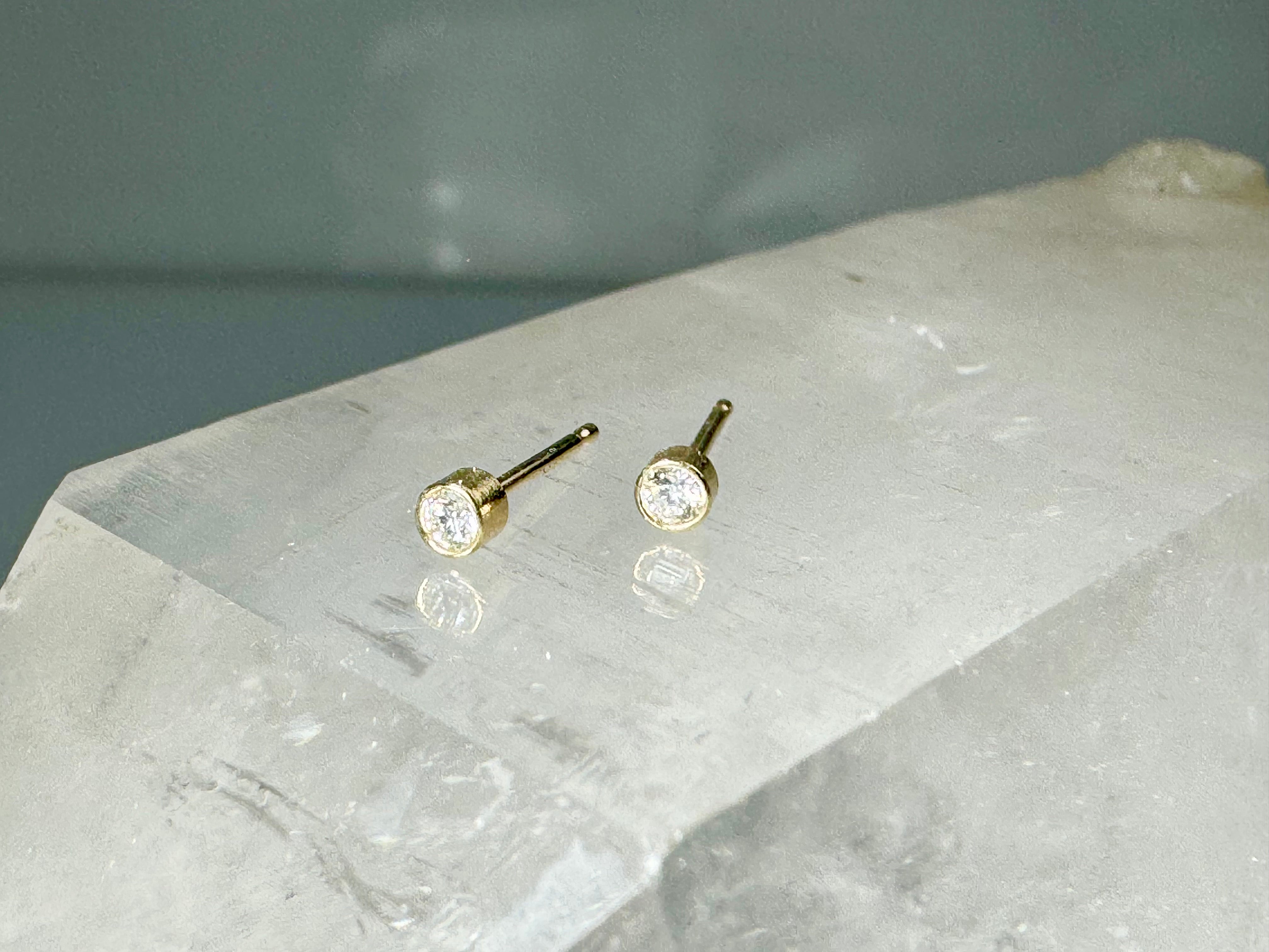 Diamond 14k Studs