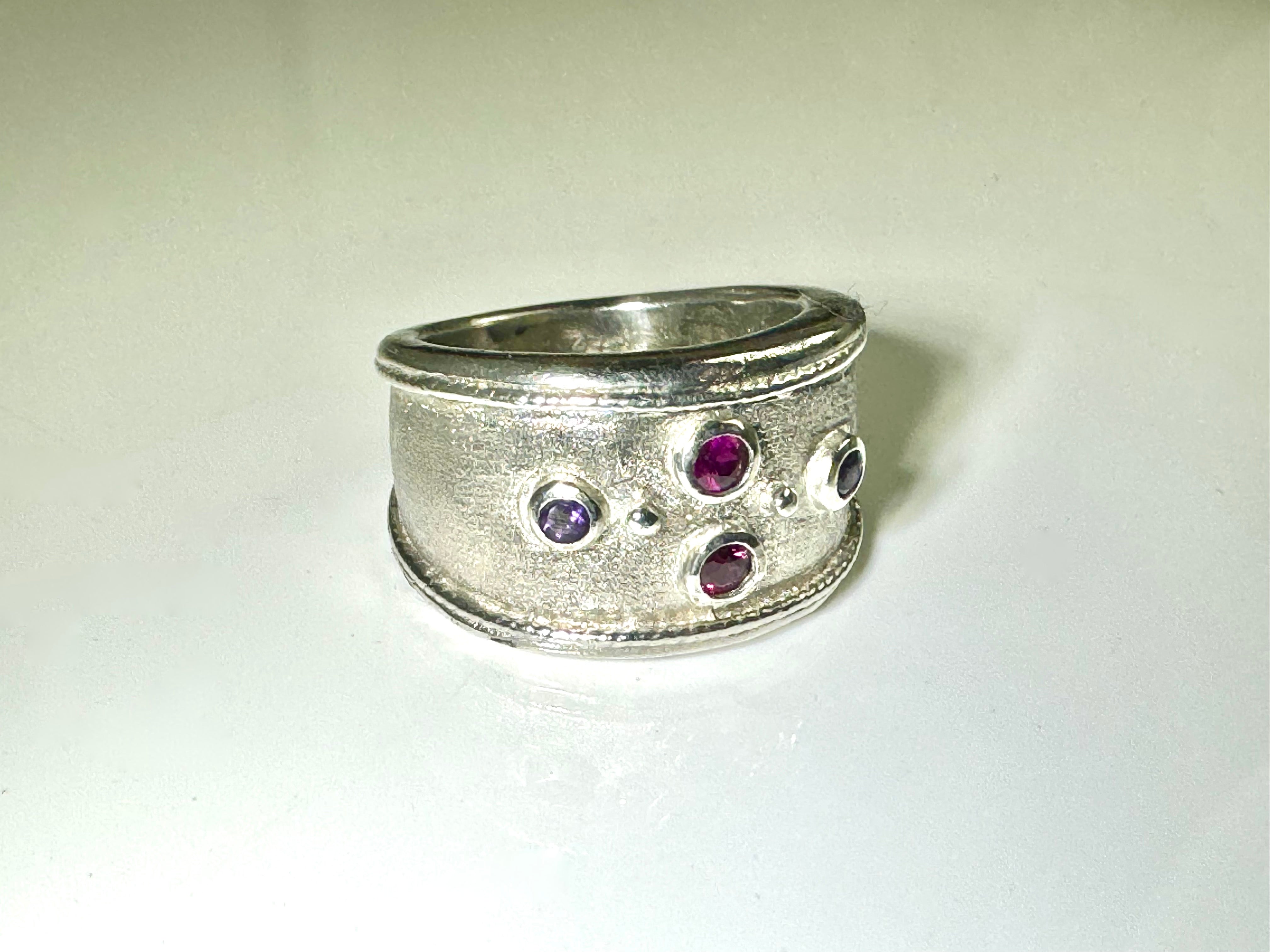 Pink & Purple Sapphire Ring