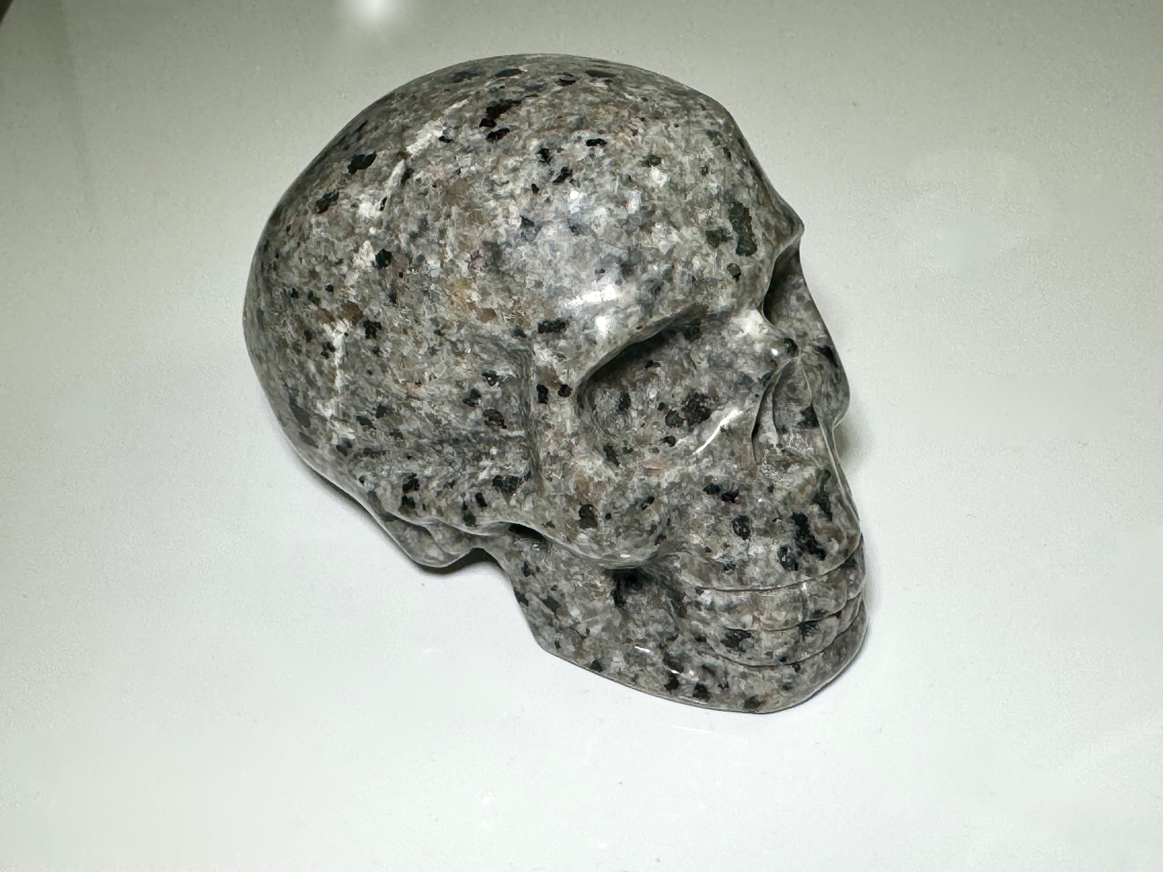 Granite Skull Stone Carving