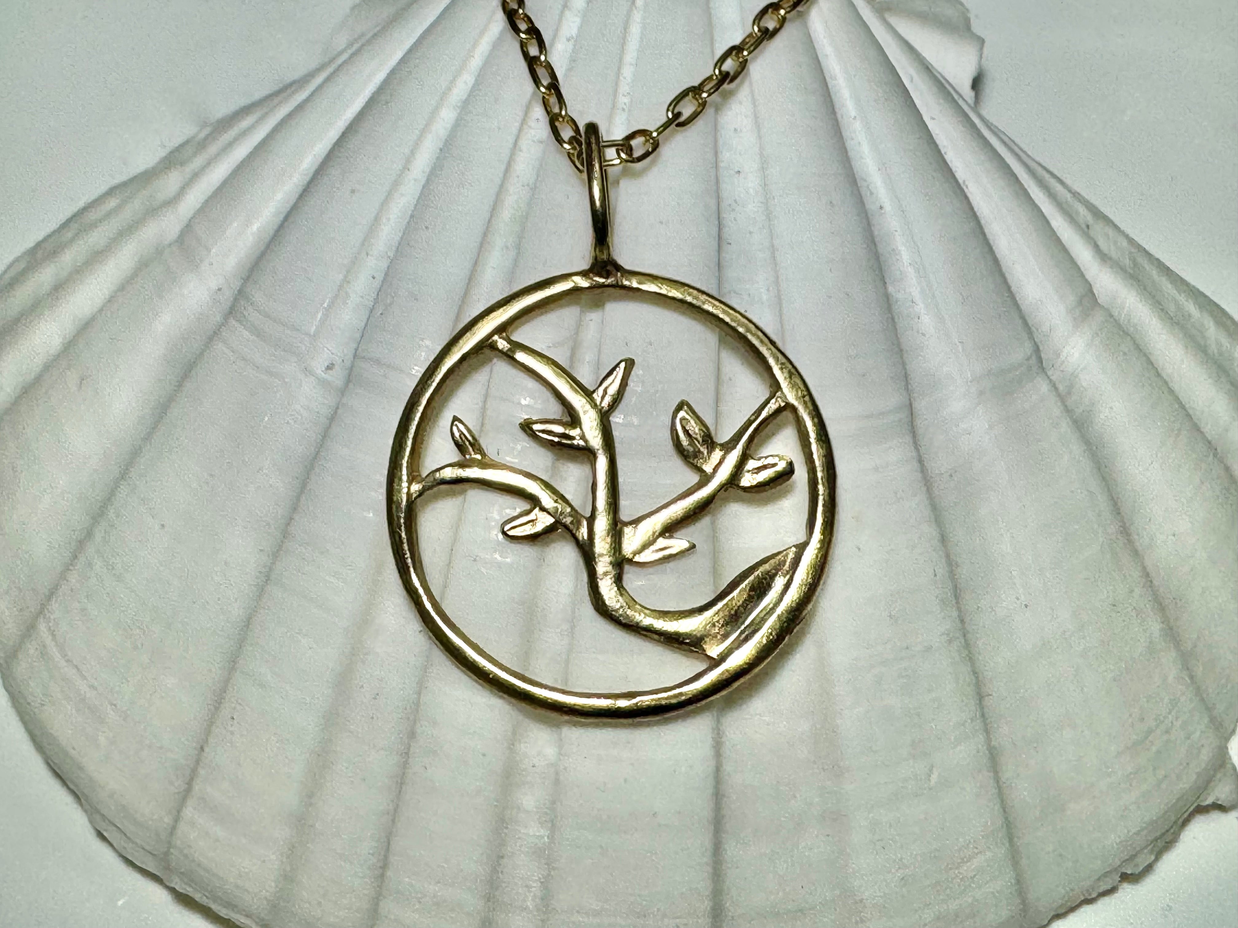 Tree of Life 2 Medium 14k Pendant