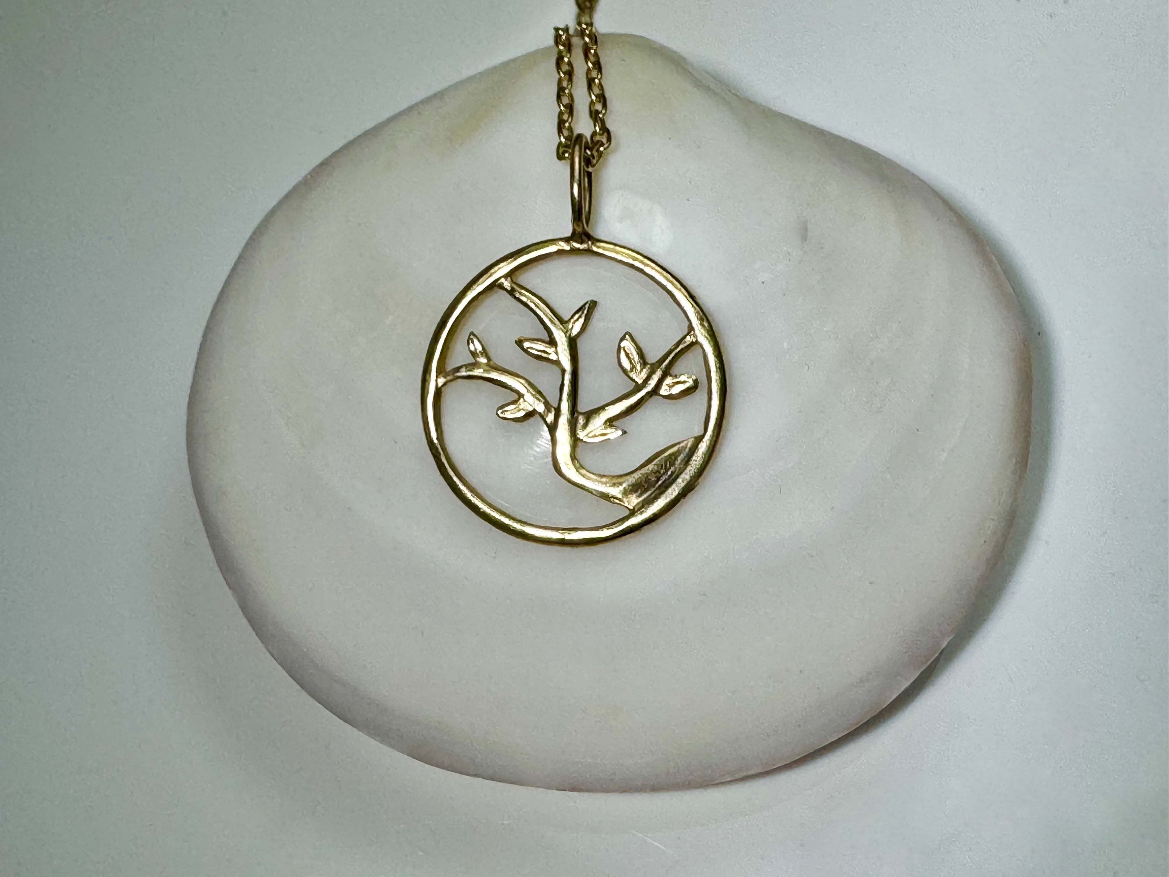 Tree of Life 2 Medium 14k Pendant