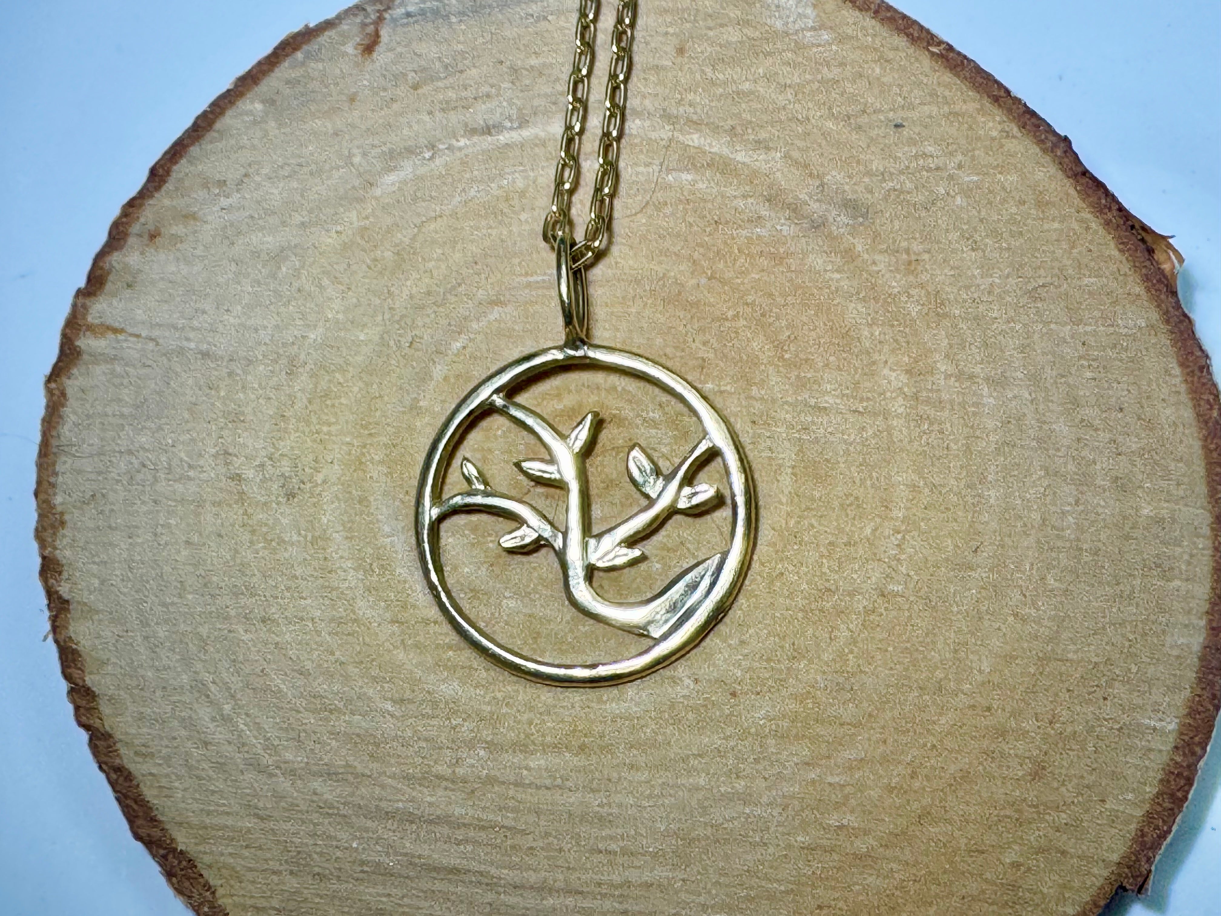 Tree of Life 2 Medium 14k Pendant