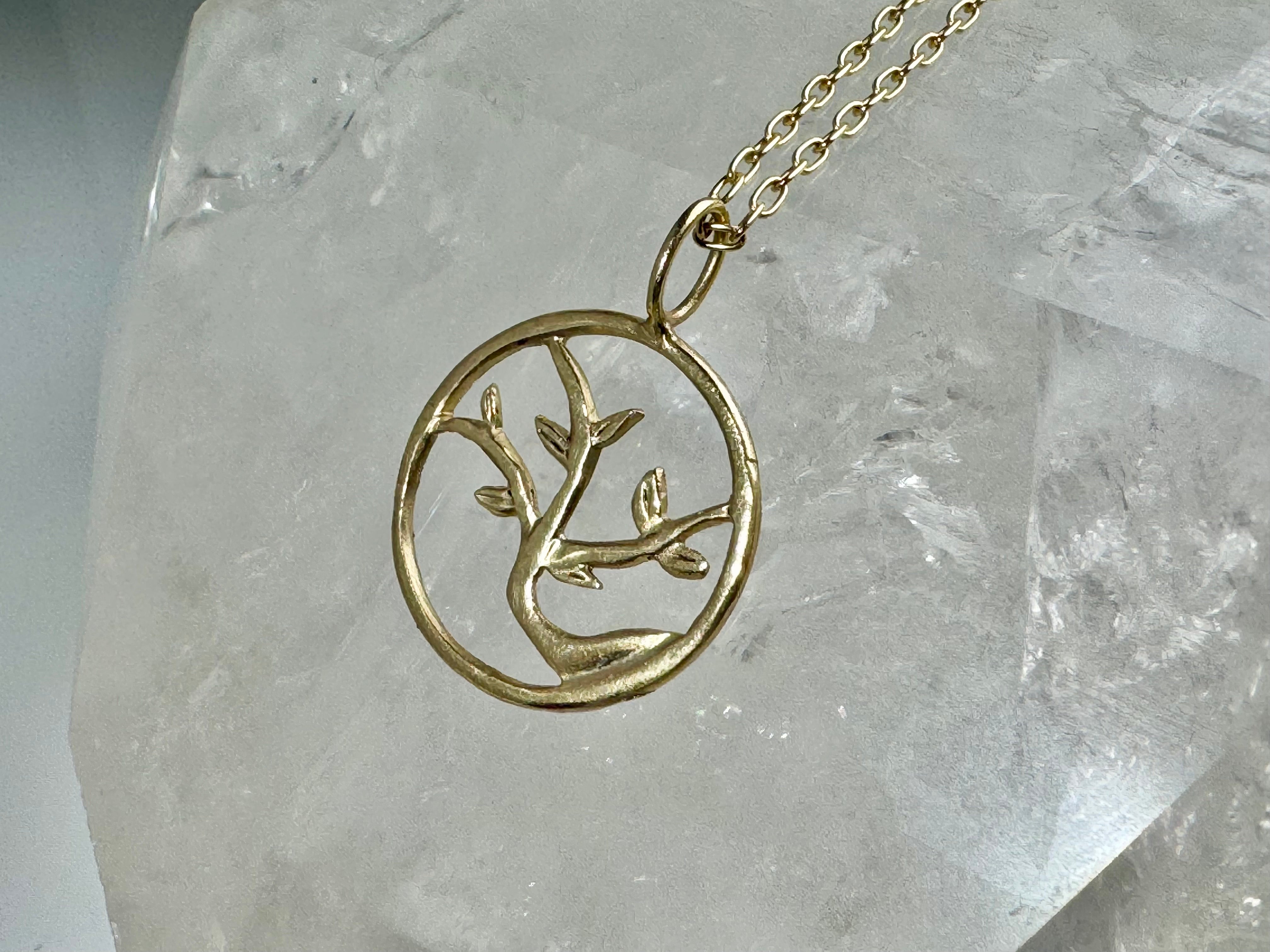 Tree of Life 2 Medium 14k Pendant