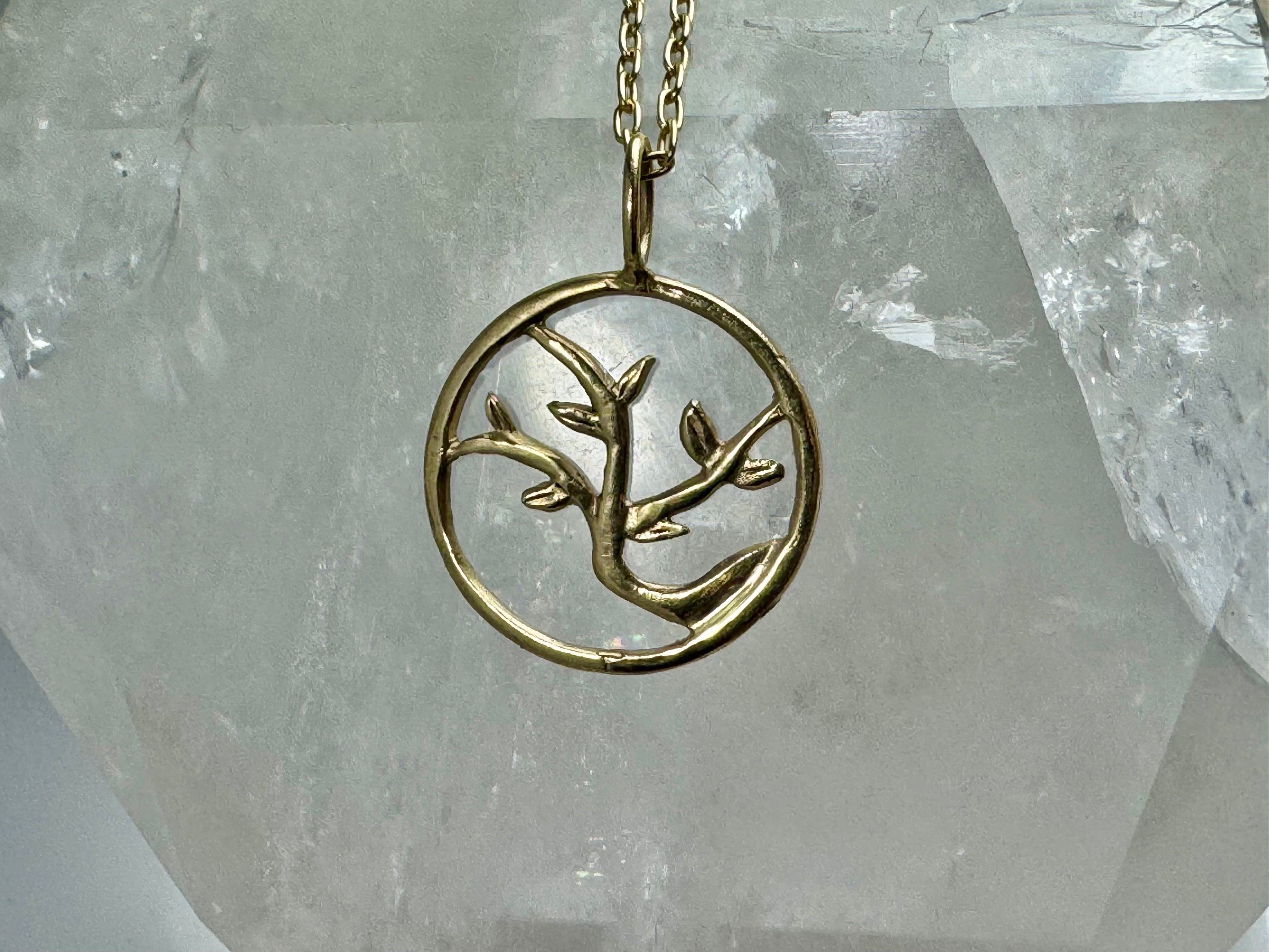 Tree of Life 2 Medium 14k Pendant
