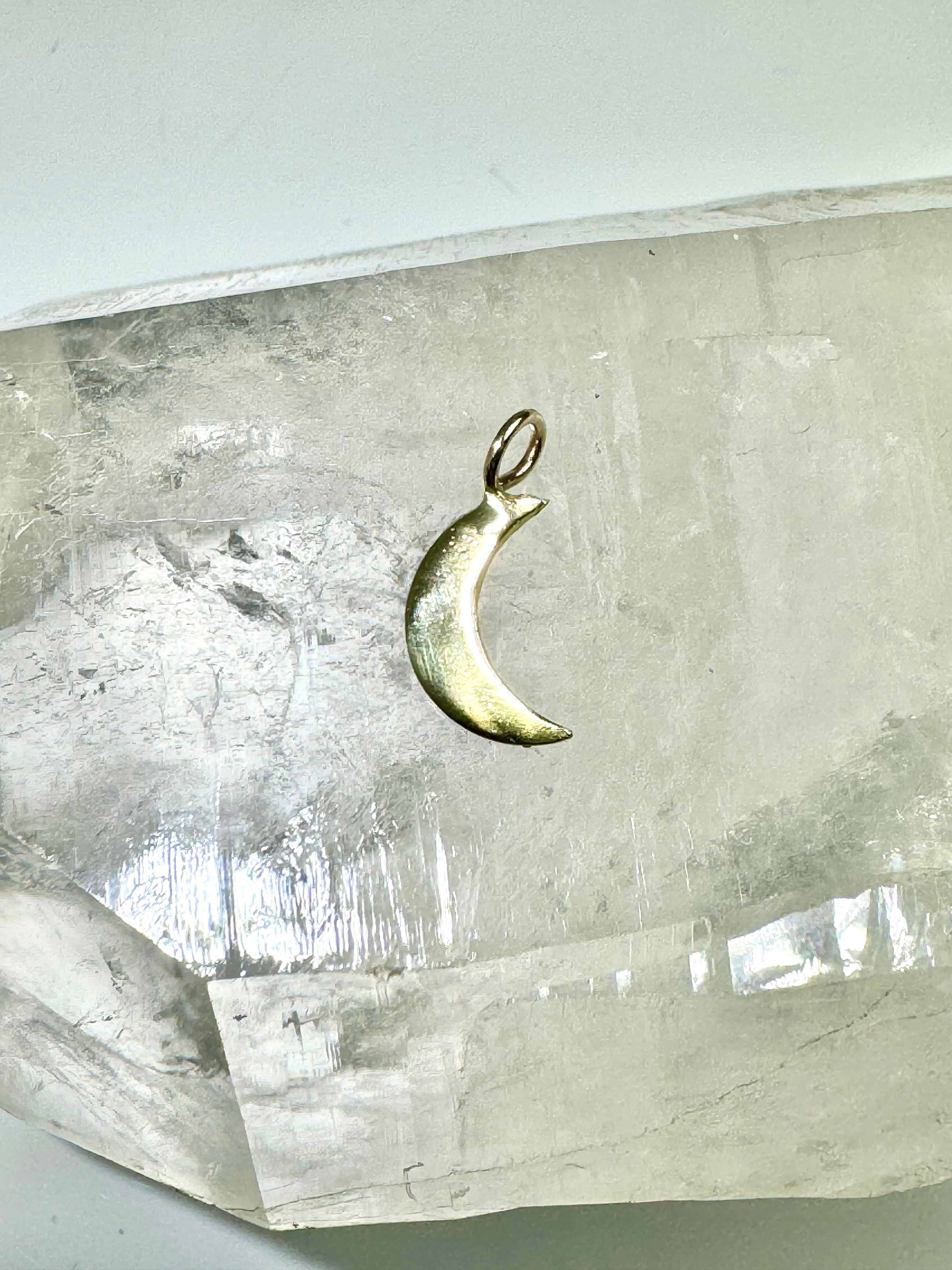 Gold Moon Pendant