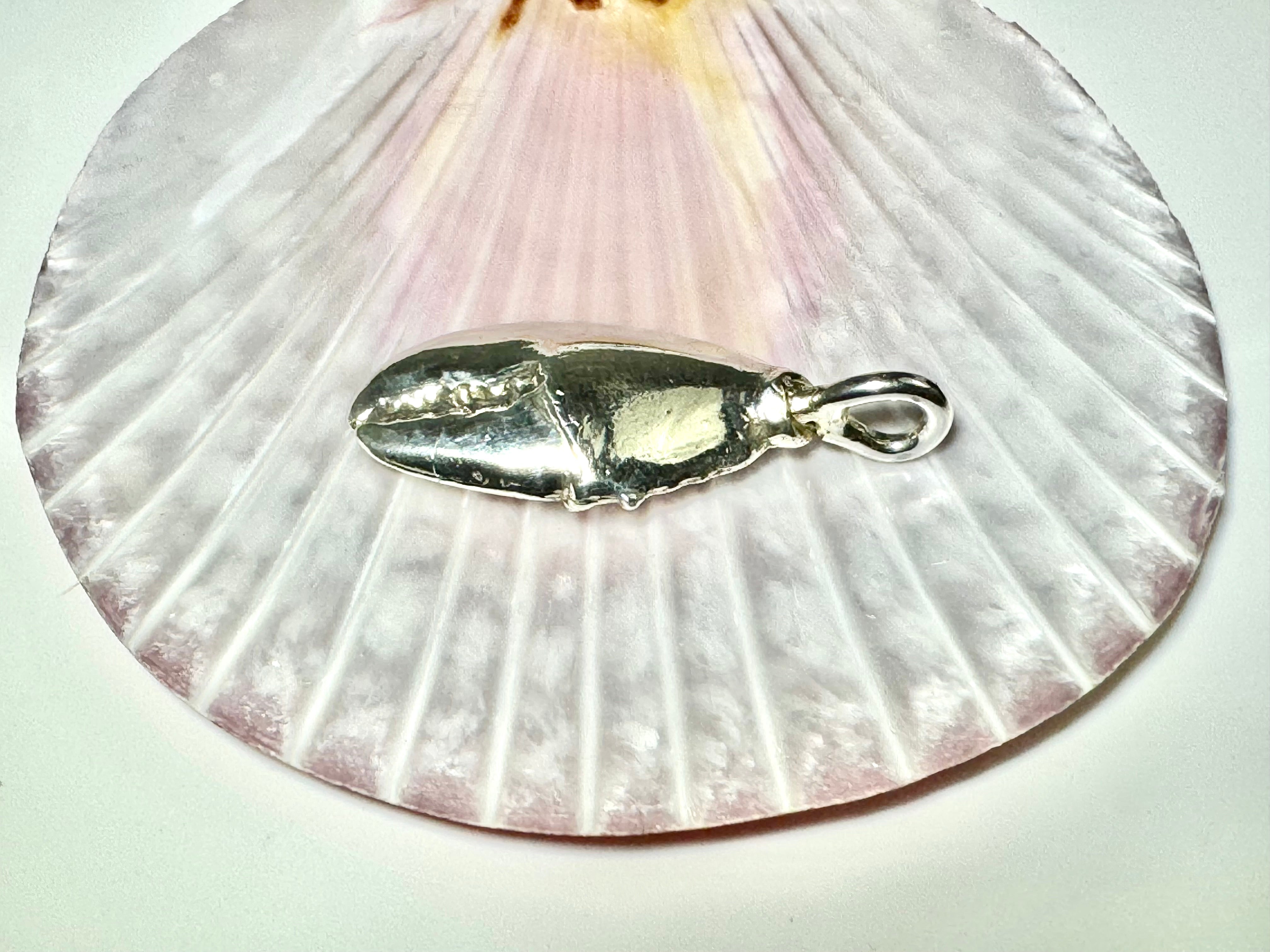 Lobster Claw Sterling Pendant