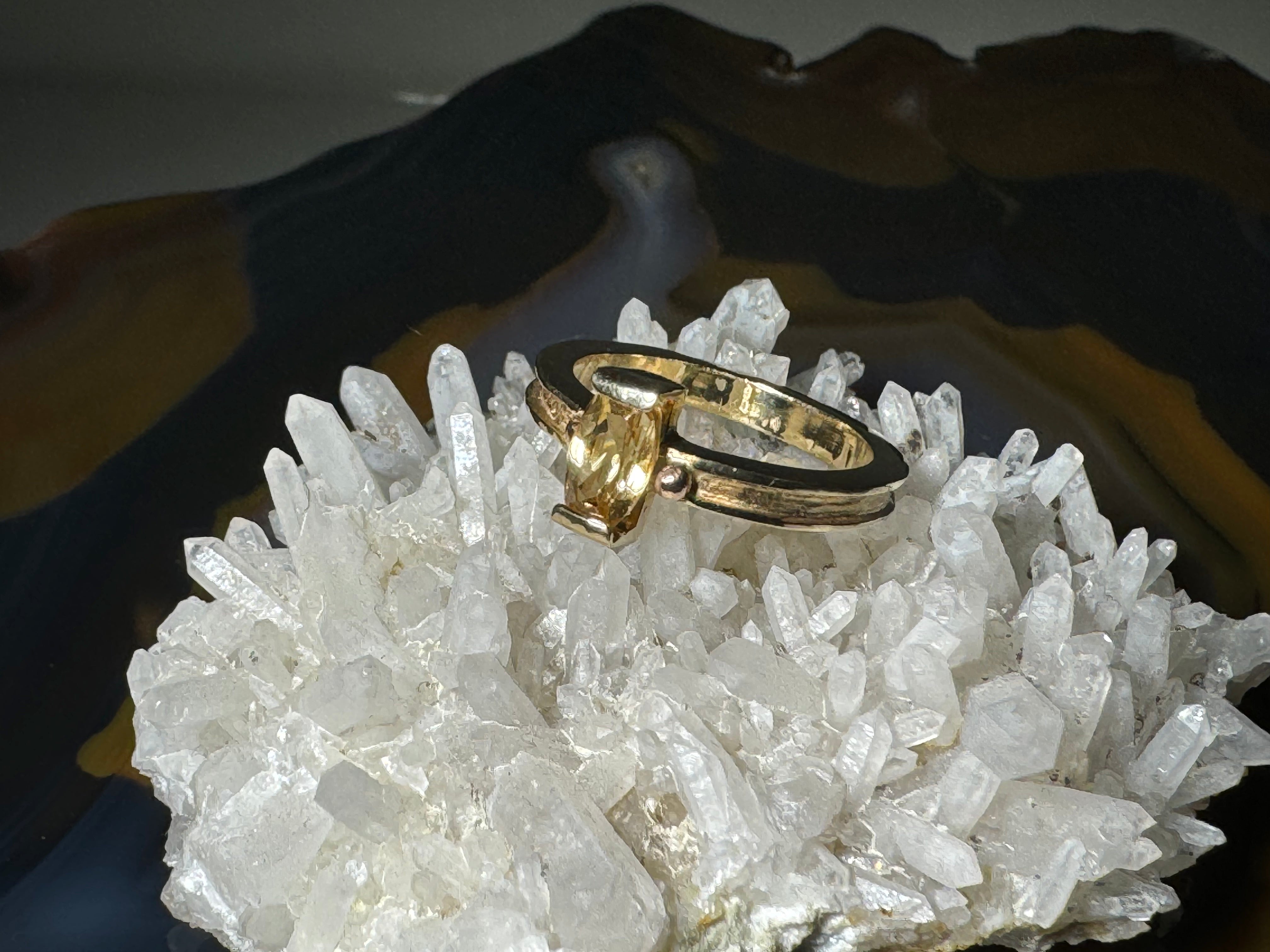 Imperial Topaz 14k Gold Ring