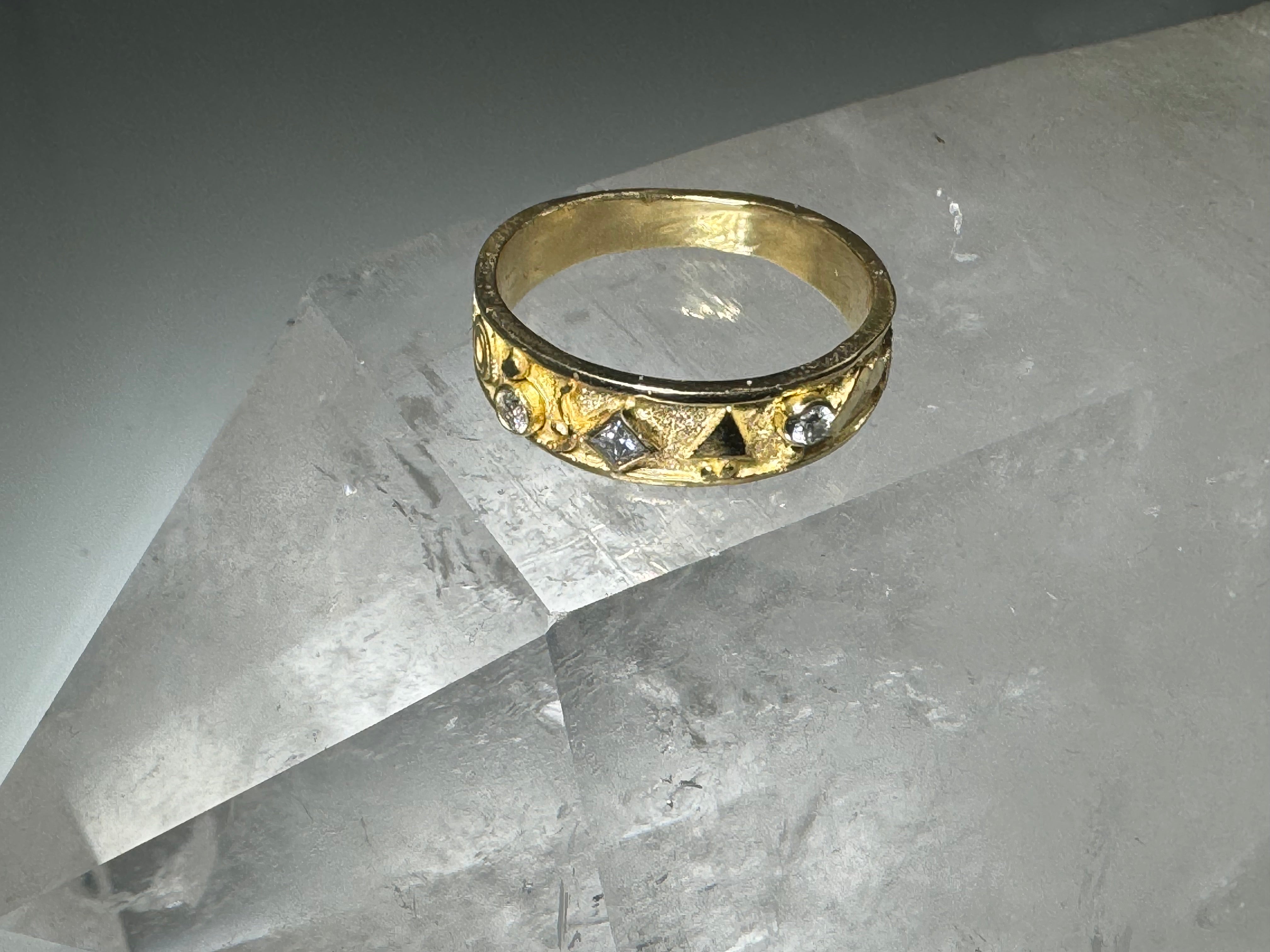 Diamond Shapes 14k Ring