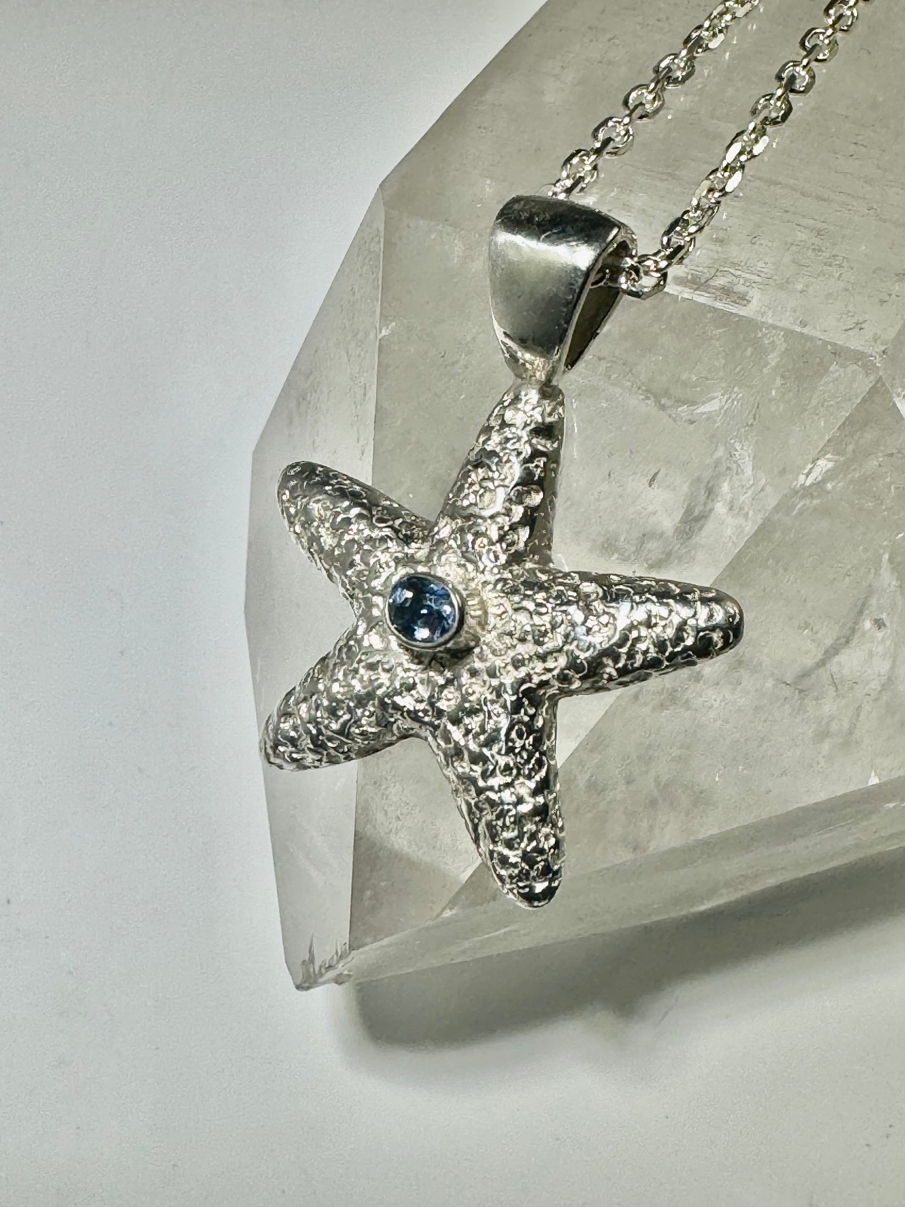 Tanzanite Starfish Pendant