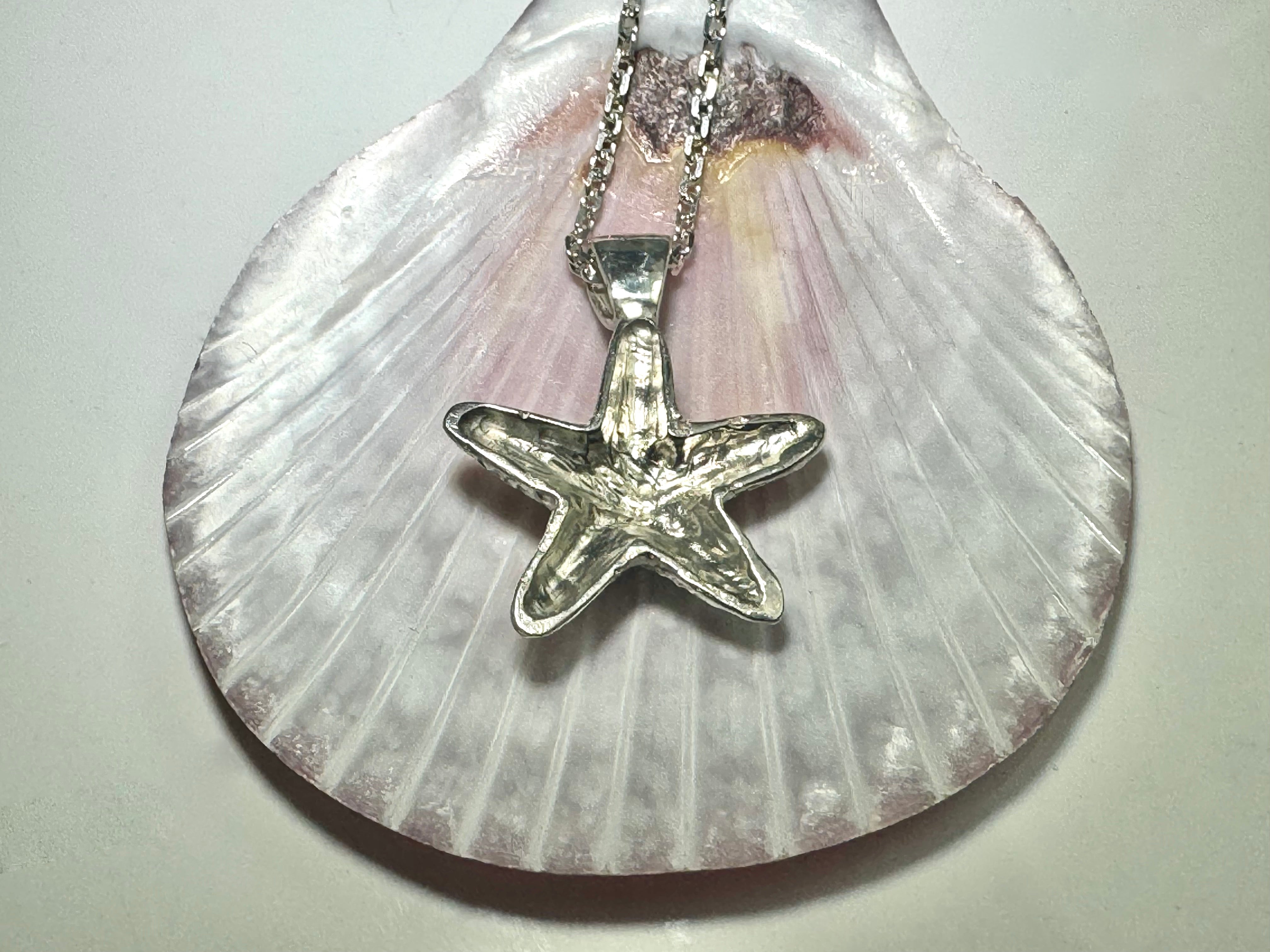 Tanzanite Starfish Pendant