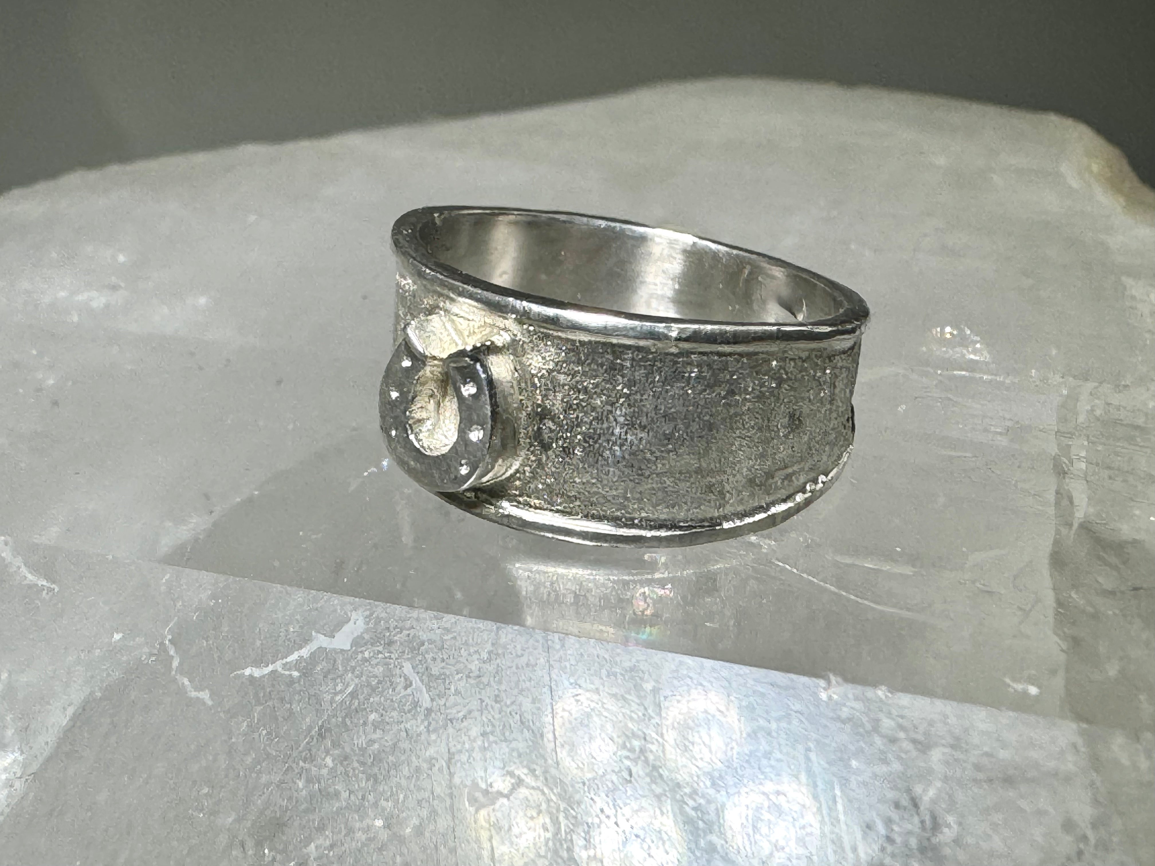 Horseshoe Sterling Silver Ring