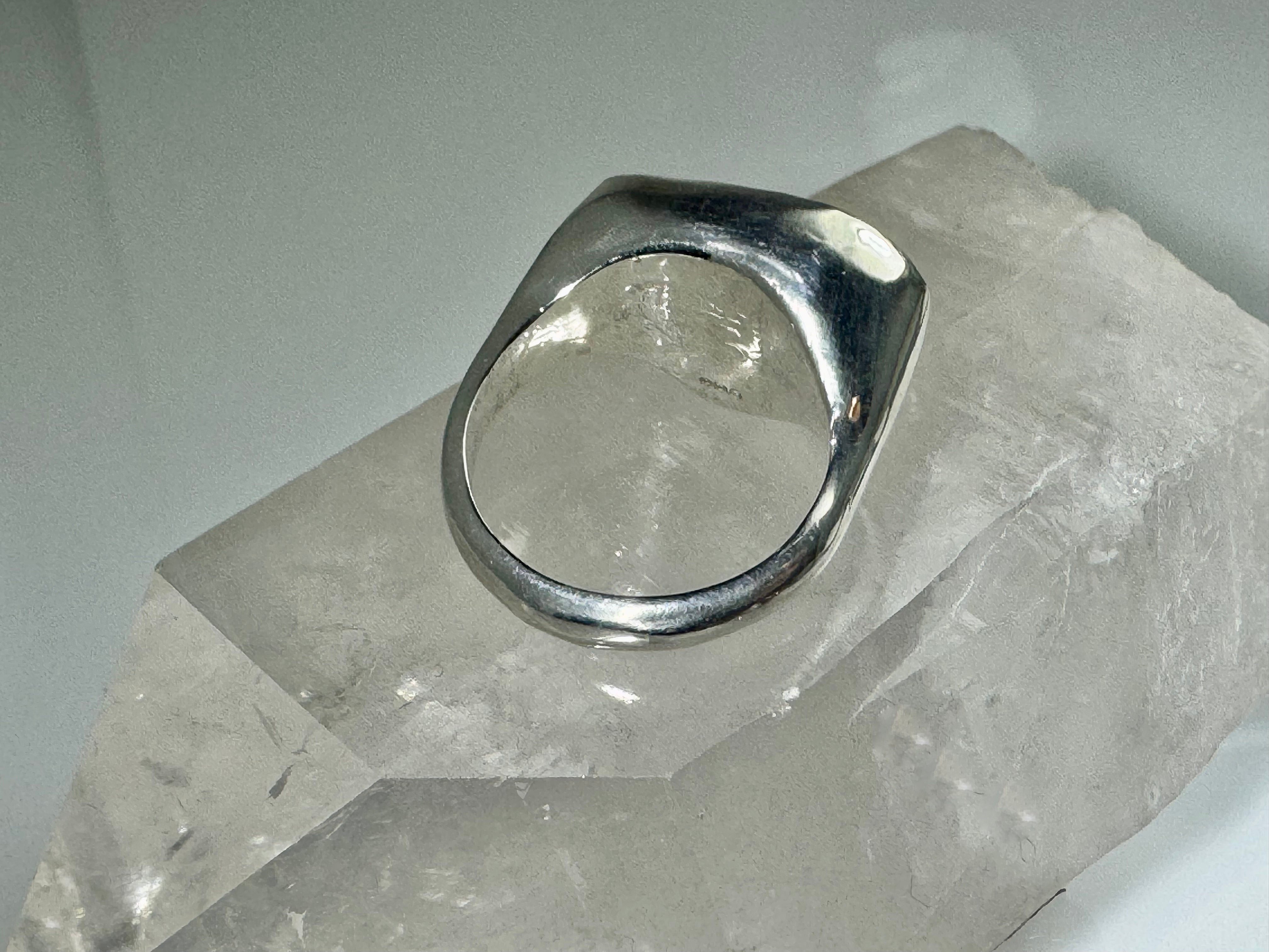 Fire Agate Sterling Men's Ring