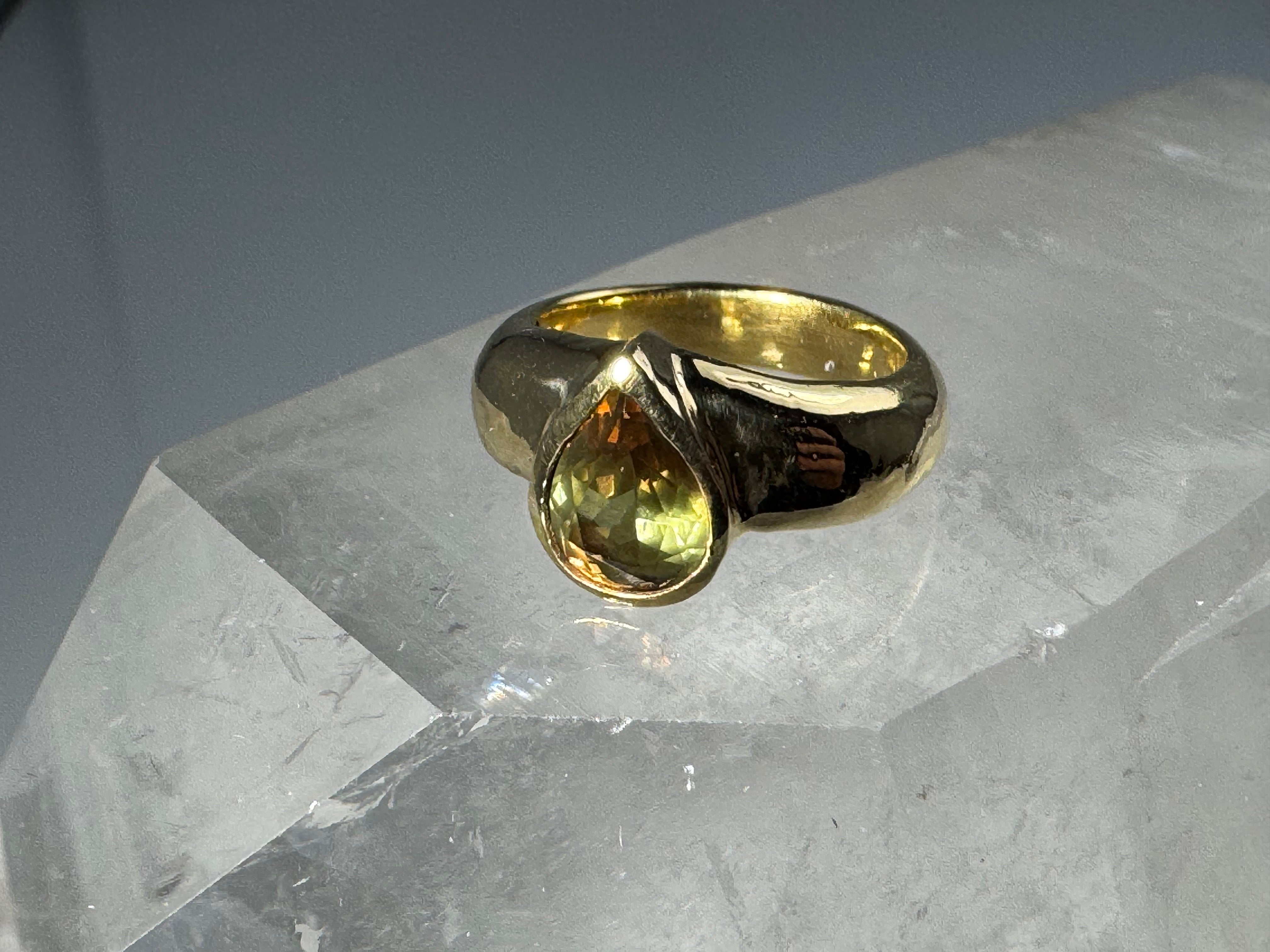 Andalusite 18k Ring