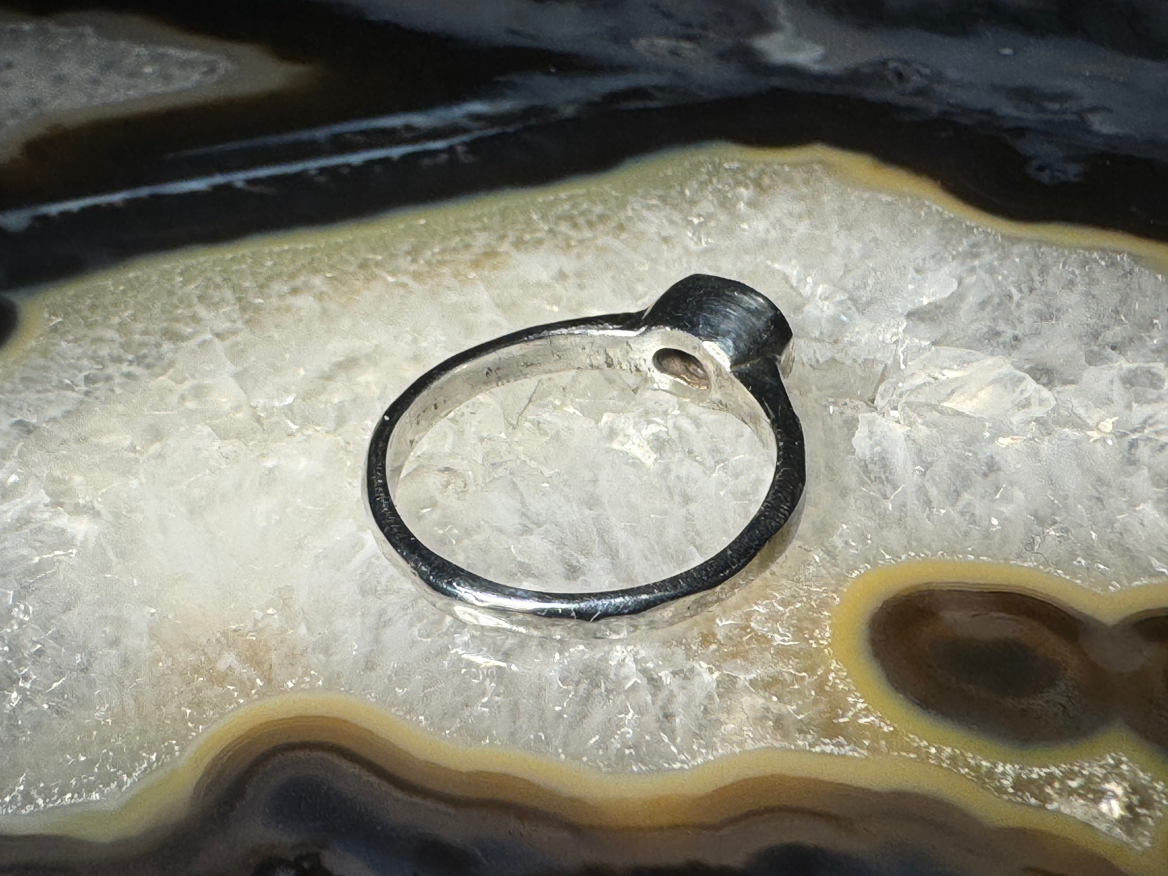 Purple Sapphire Sterling Ring