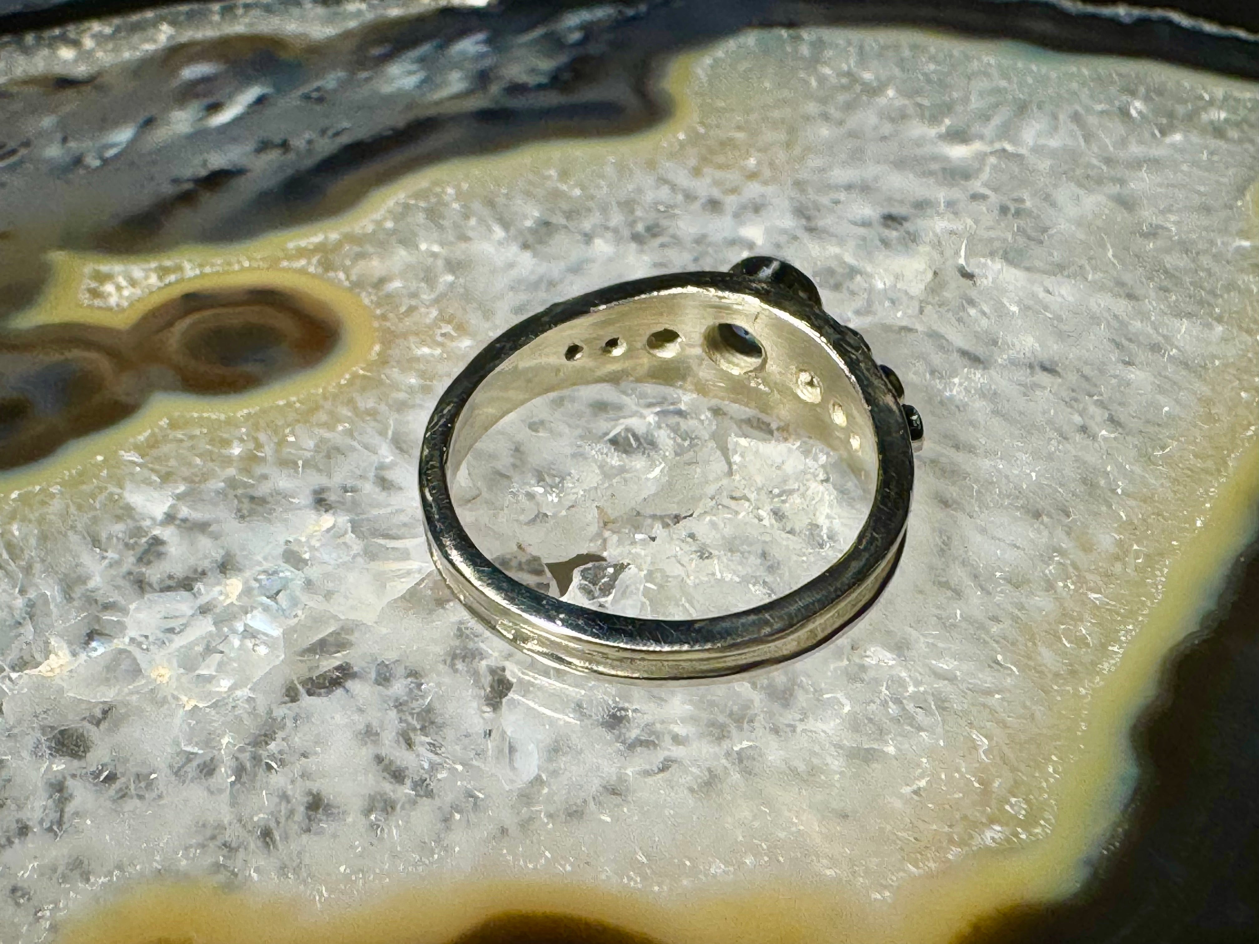 Sapphire & Diamond 14k Ring
