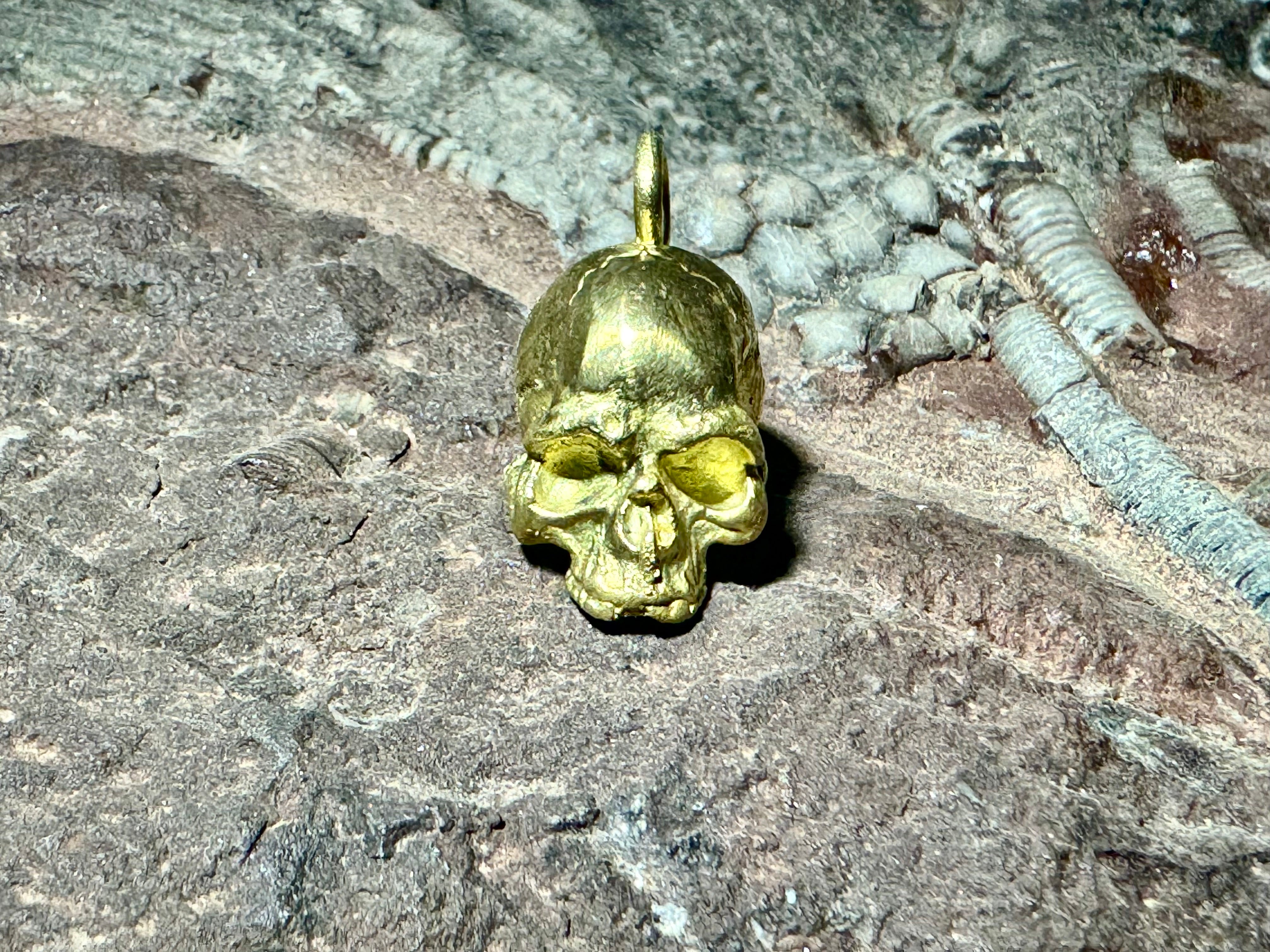 Skull Brass Pendant