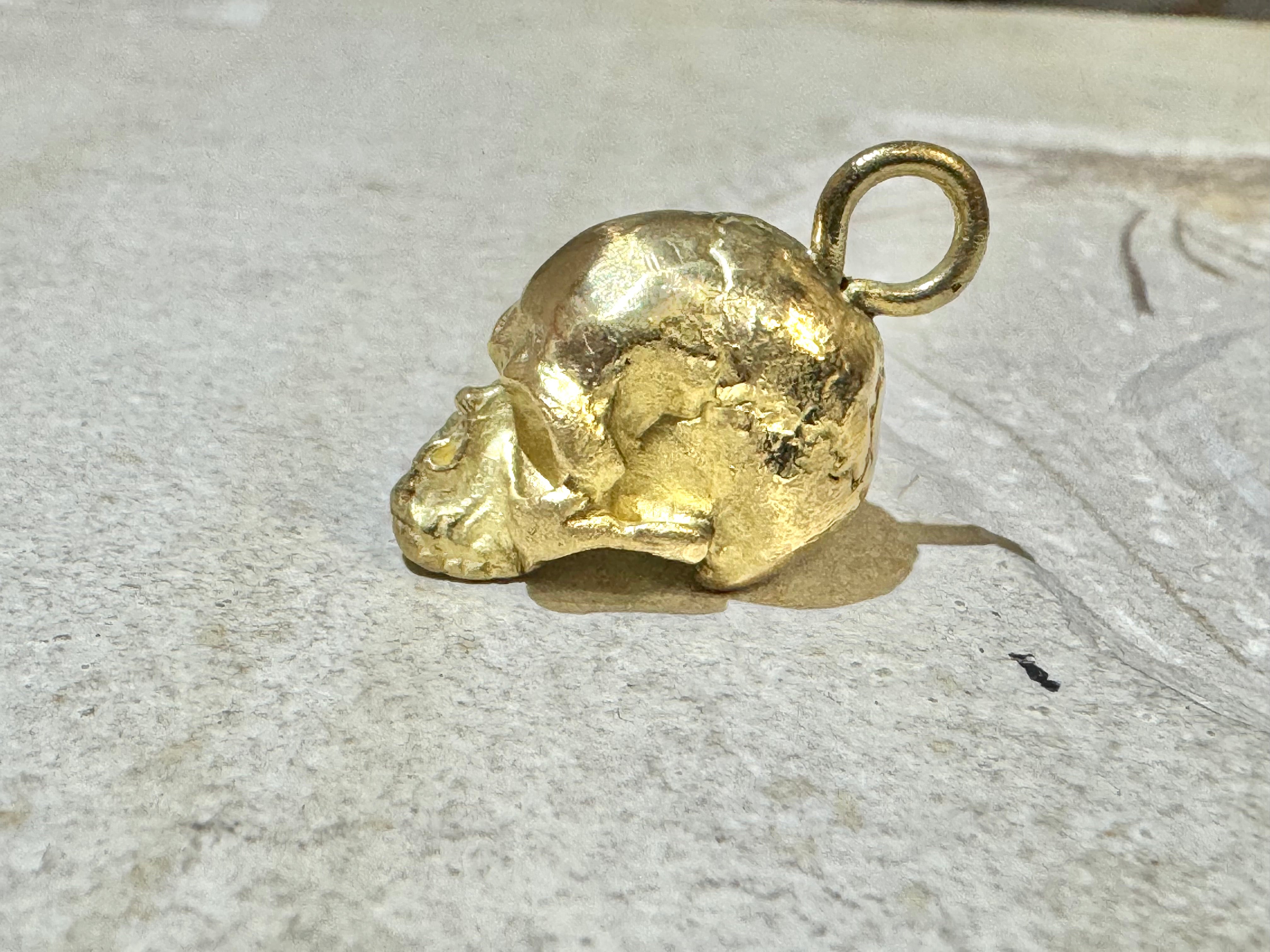 Skull Brass Pendant