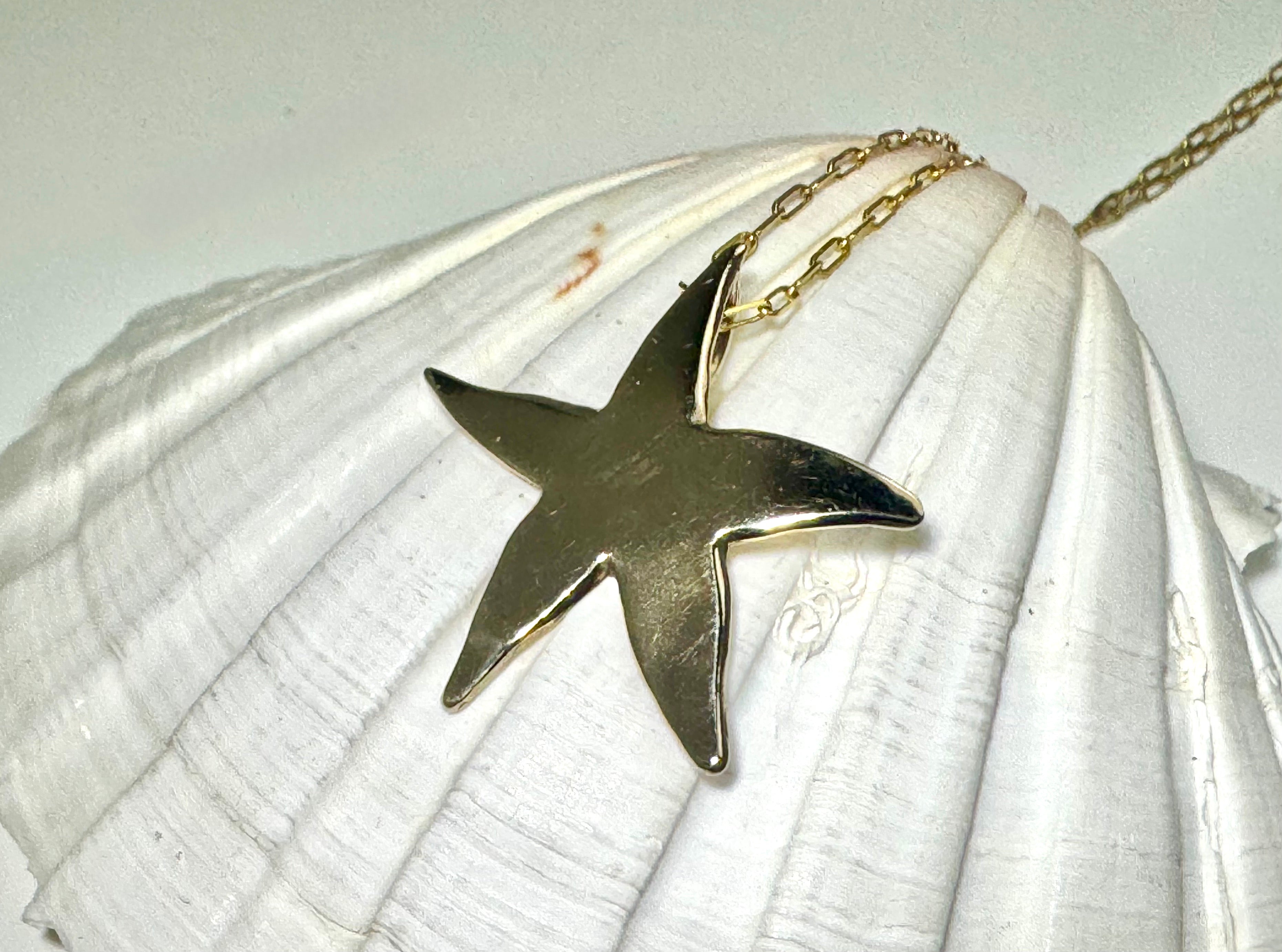 Starfish Large Polished Pendant